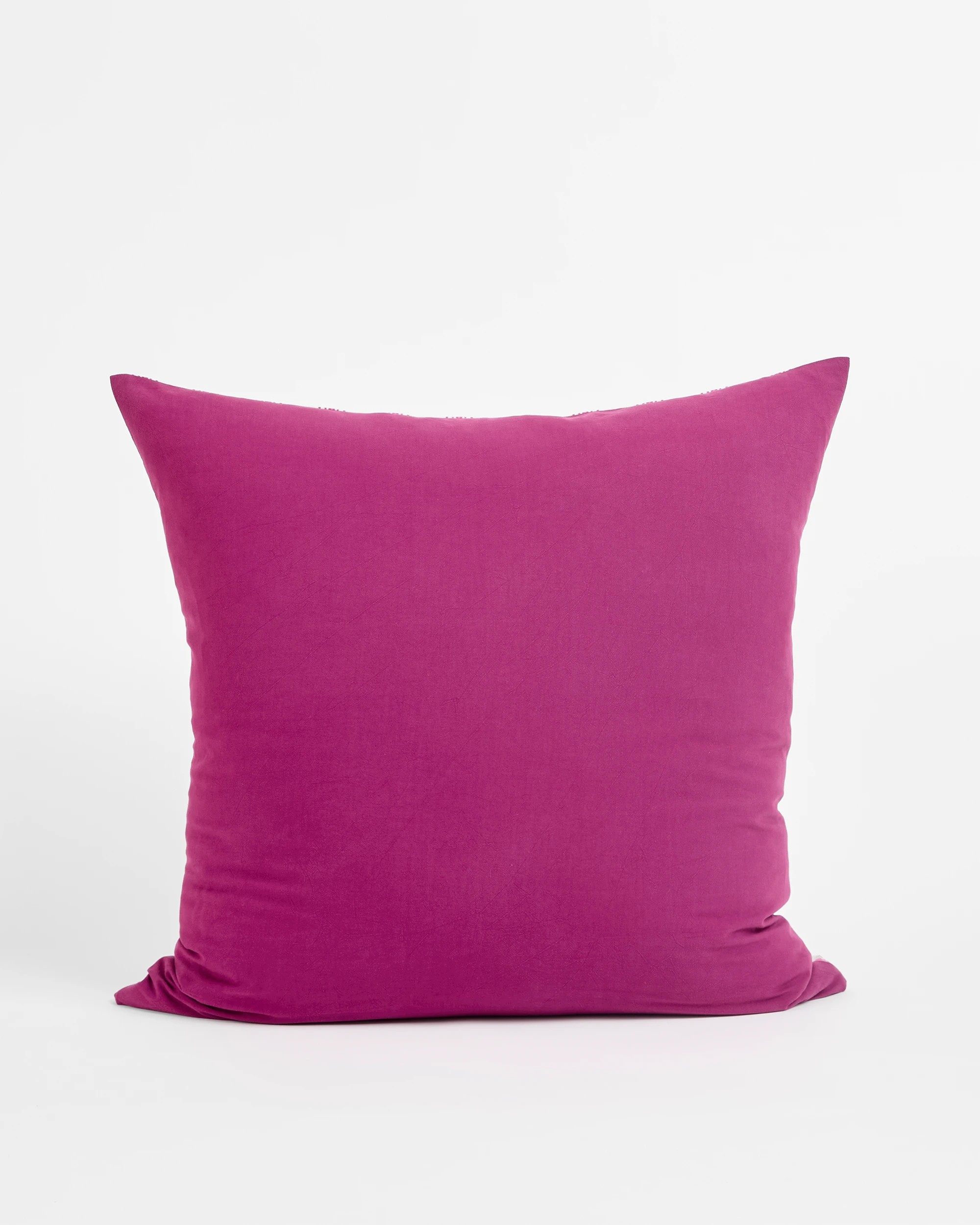 1 Arlo Cotton Stonewash European Pillowcase - One Size - Pink, 1 of 5
