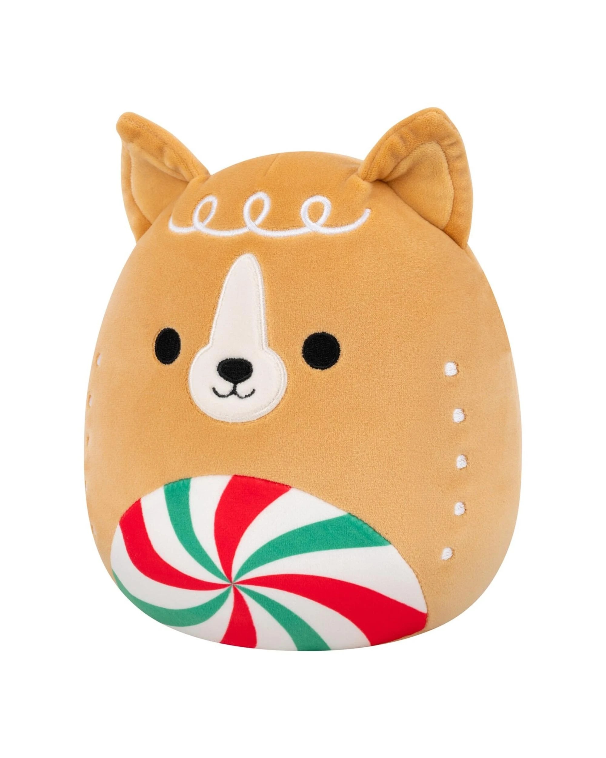 3 Squishmallows Christmas Louis the Gingerbread Terrier 5 inch Plush - Multi, 3 of 3
