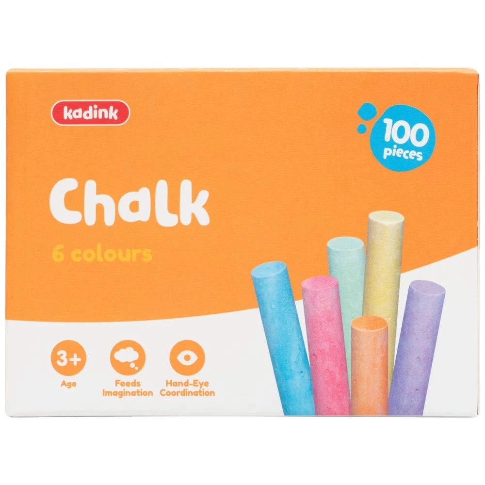 1 Kadink Chalk Assorted Colours 100 Pack, 1 of 2