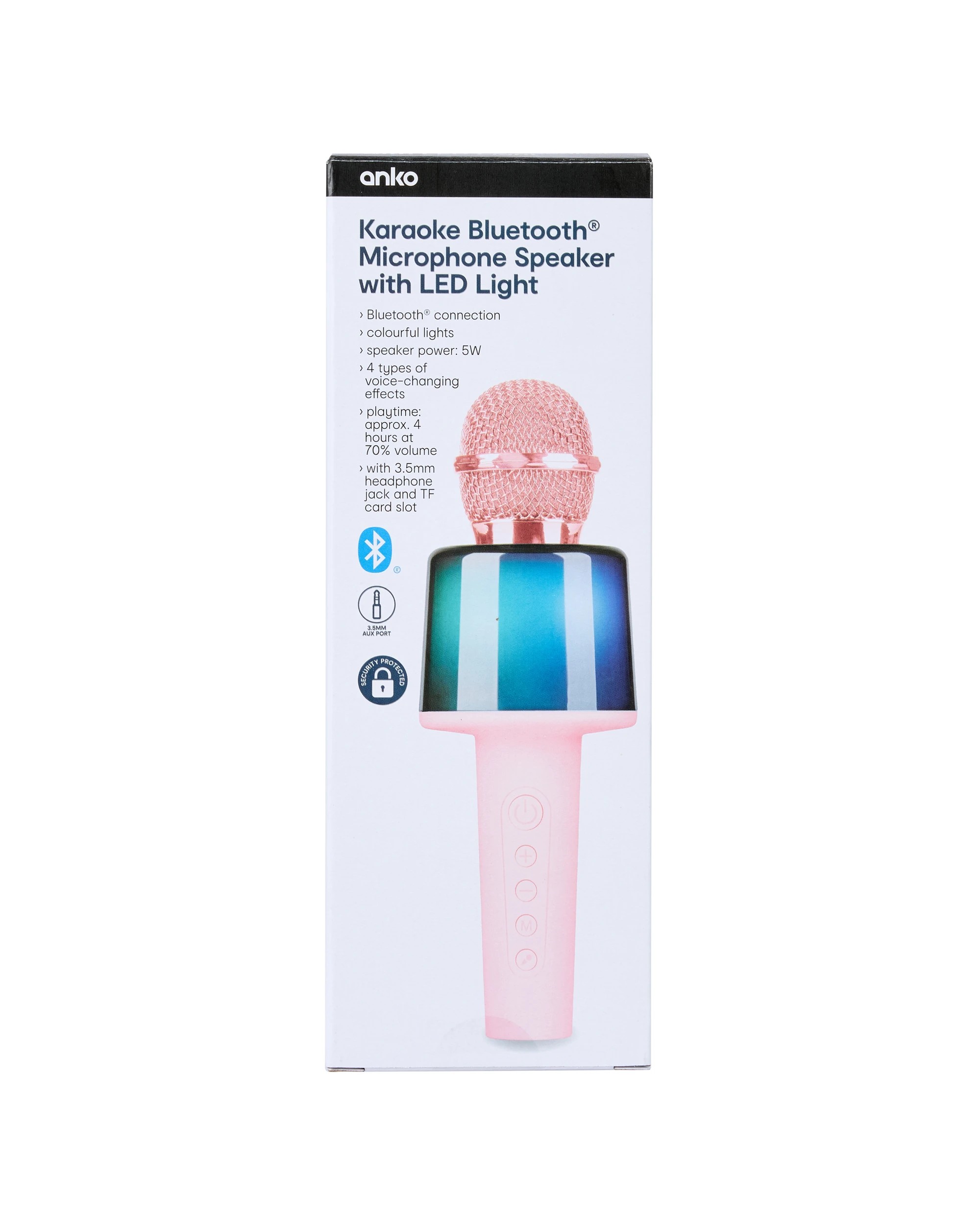 10 Karaoke Bluetooth Microphone - Pink, 10 of 10