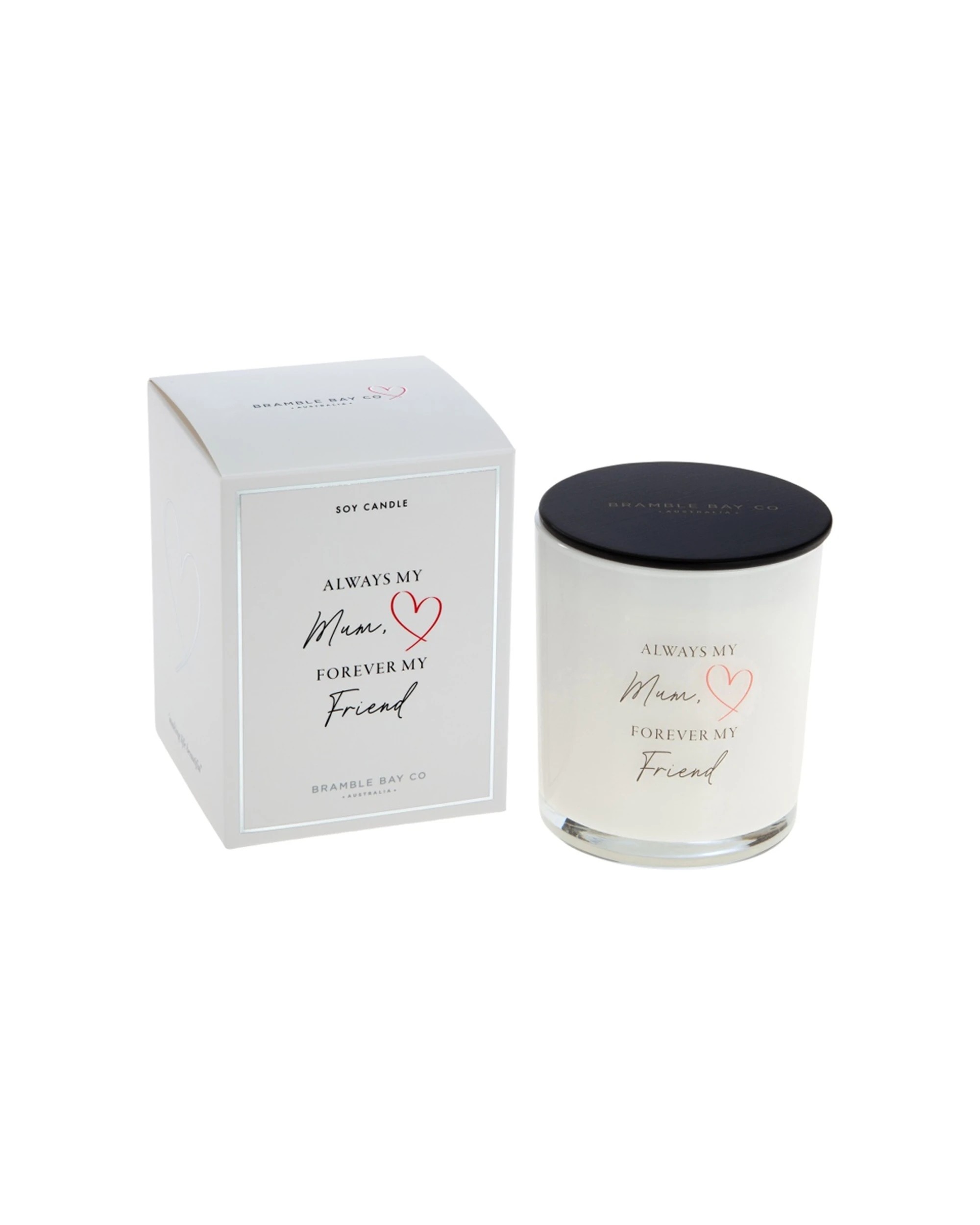 2 Bramble Bay Always Mum Frangipani & Nectar Scented Soy Candle Home Fragrance 300g - White, 2 of 2