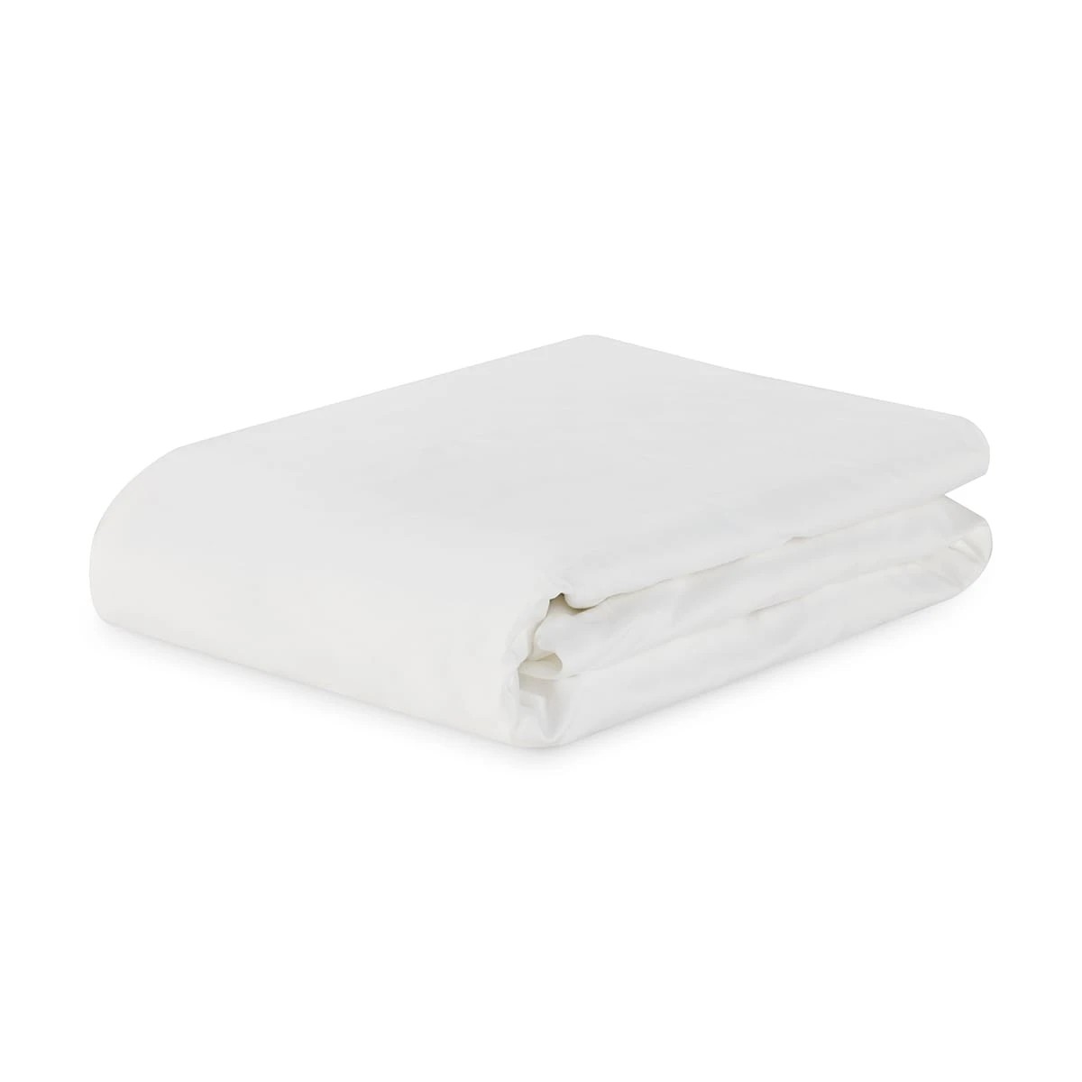 2 500 Thread Count Australian Grown Cotton Fitted Sheet - Double Bed, White, 2 of 4