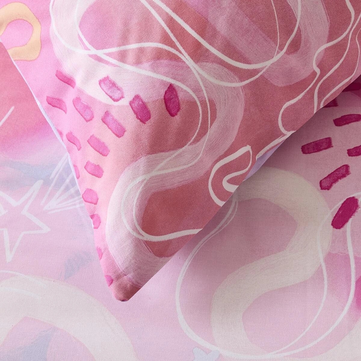 4 Rachael Sarra Flourish Cotton Rich Reversible Quilt Cover Set - Queen Bed, 4 of 7