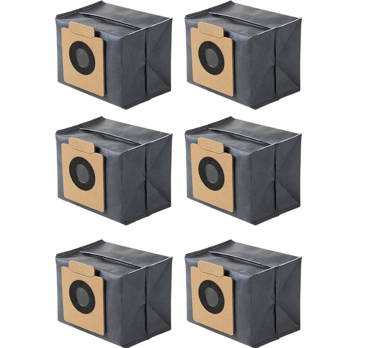 2 Hygieia 12pk Mop Pads & Bags For Eufy X10 Pro Omni Robot Vacuum Cleaners - Grey, 2 of 6