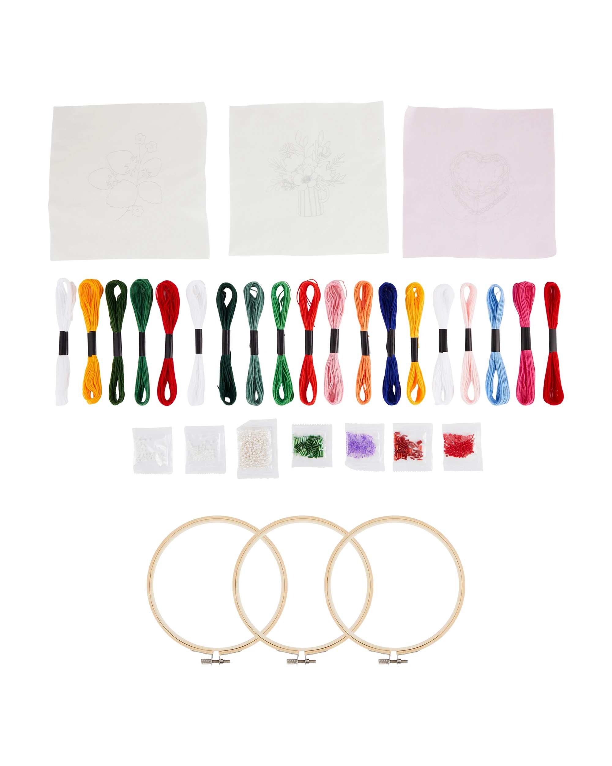 2 DIY Beaded Embroidery Craft Kit, 2 of 3