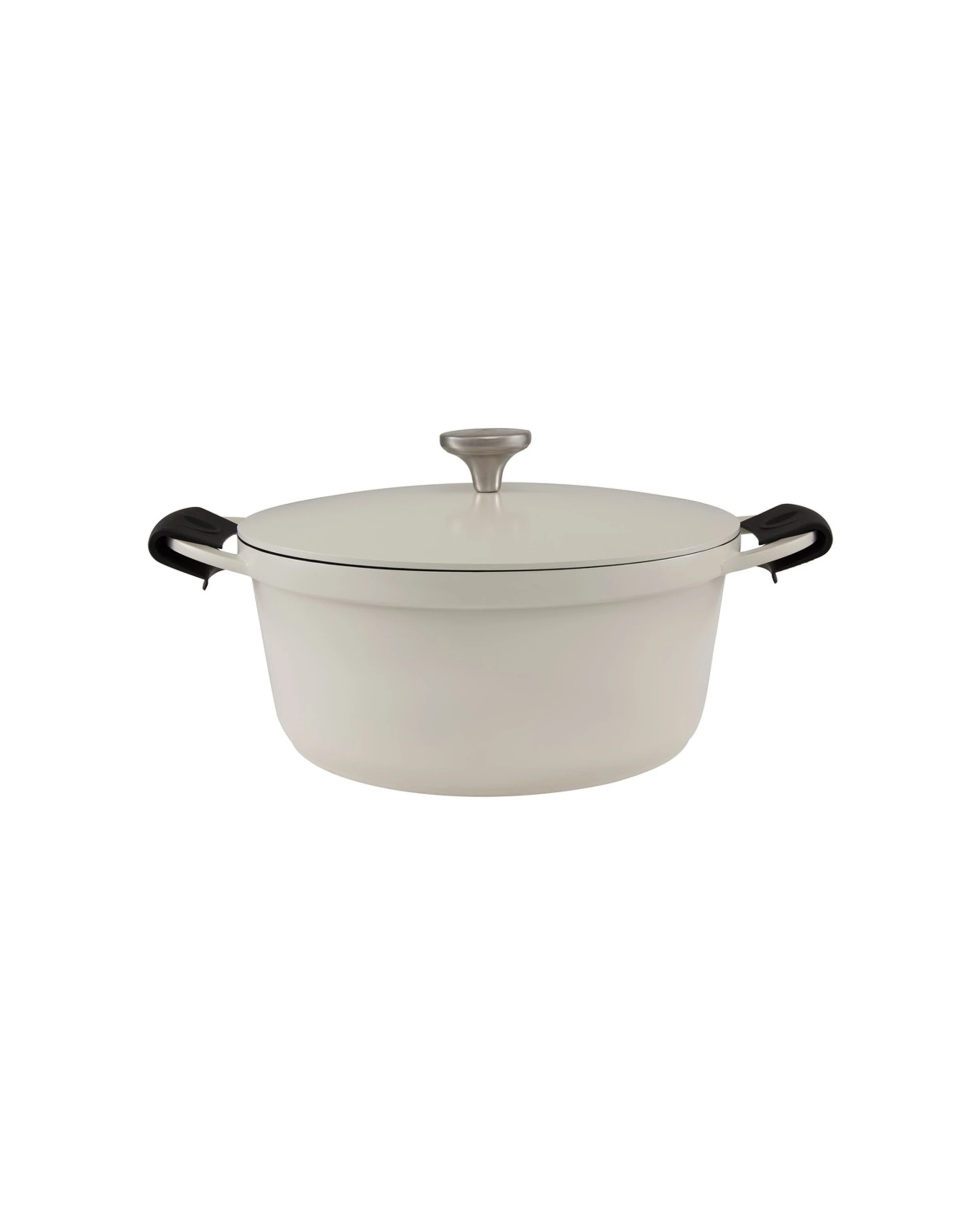 1 Maxwell Williams Cast Lite Non Stick Casserole 28cm Aluminium Lightweight - Beige, 1 of 4