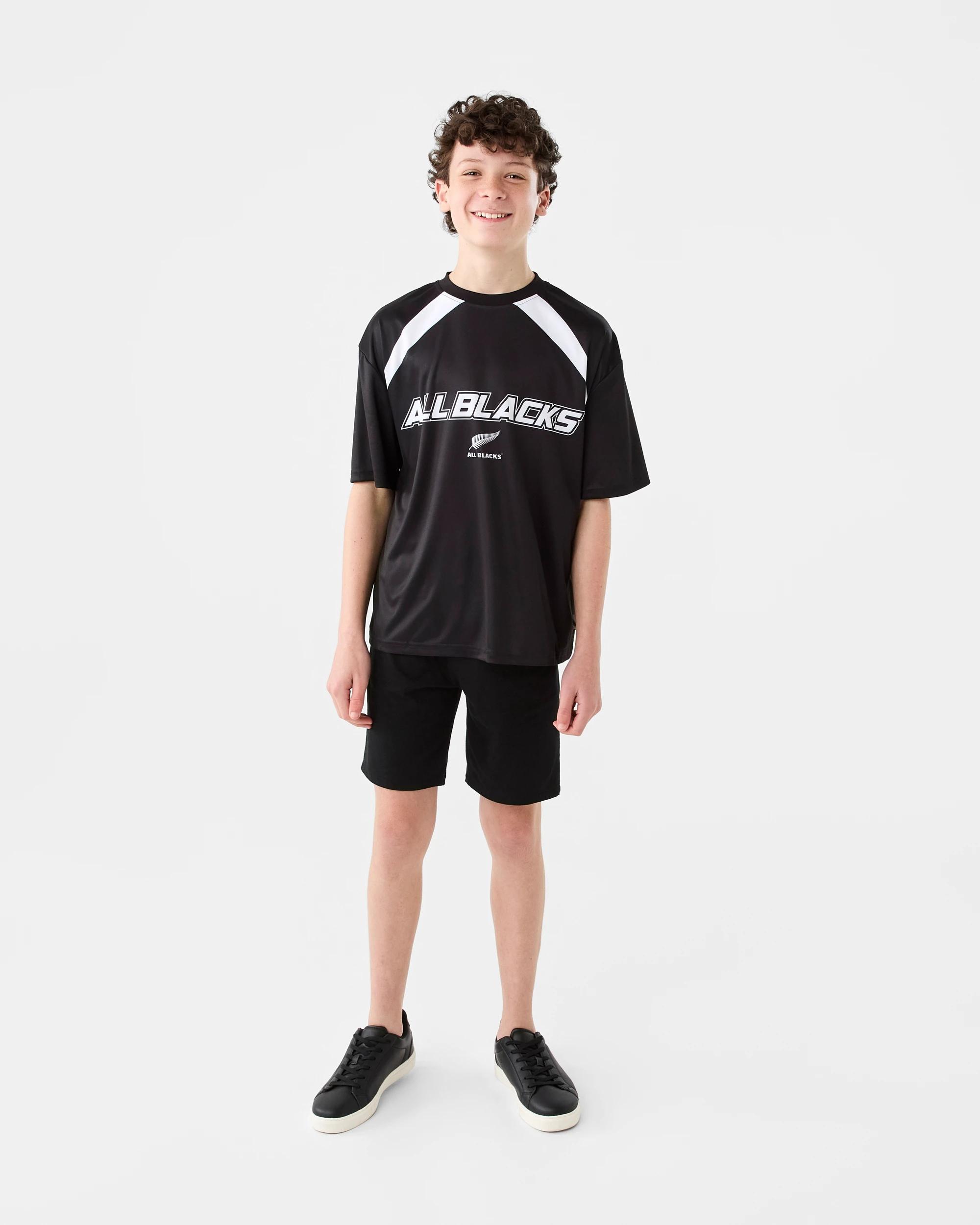 6 All Blacks Youth T-shirt Black, 6 of 7