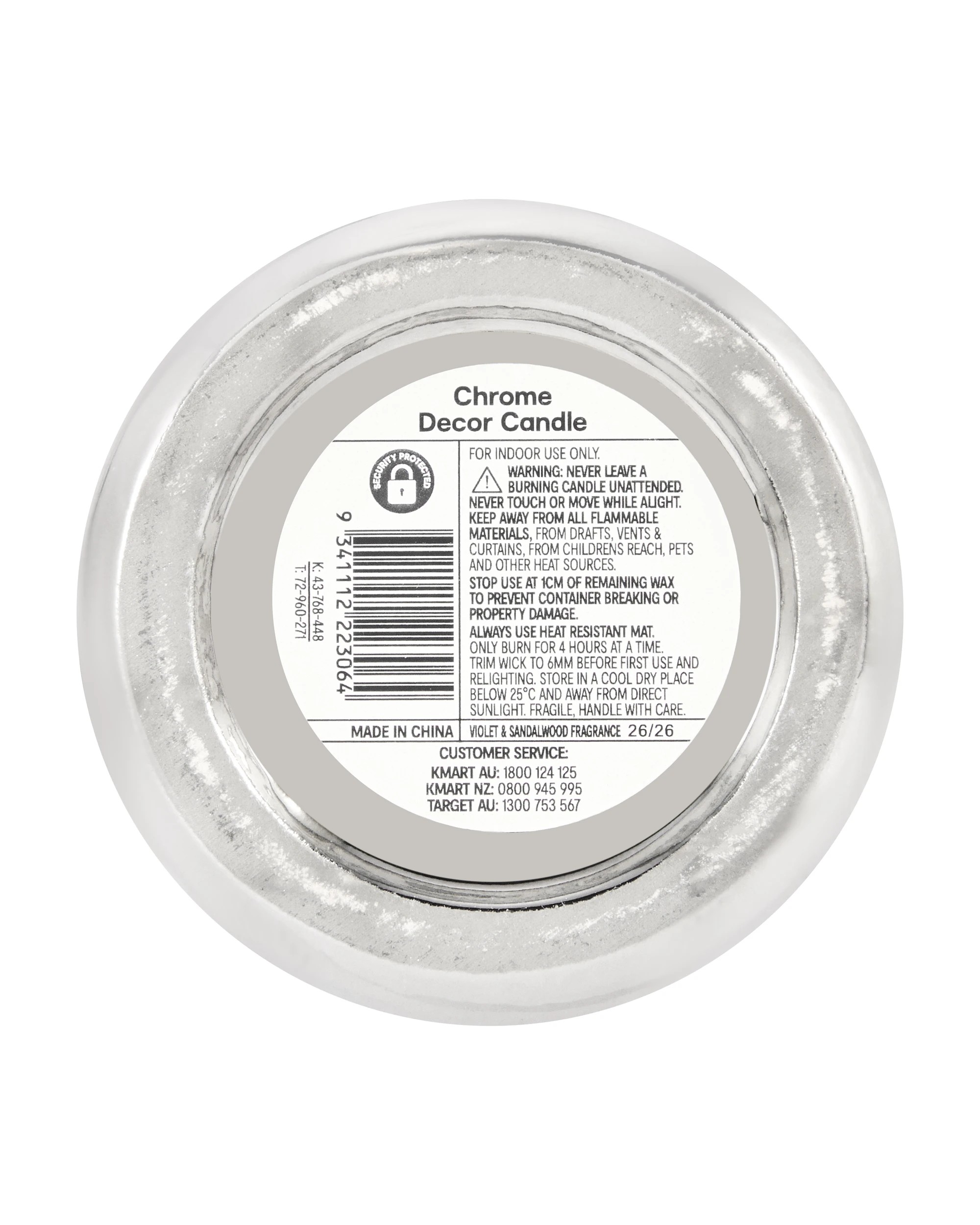 5 Chrome Decor Candle, 5 of 5