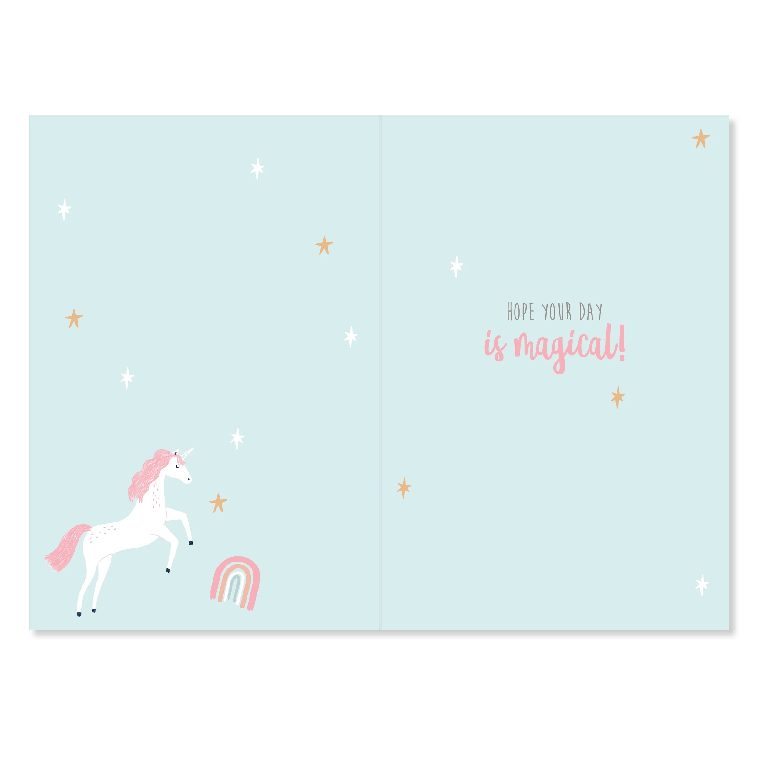 2 Hallmark Birthday Card - Unicorn, 2 of 3