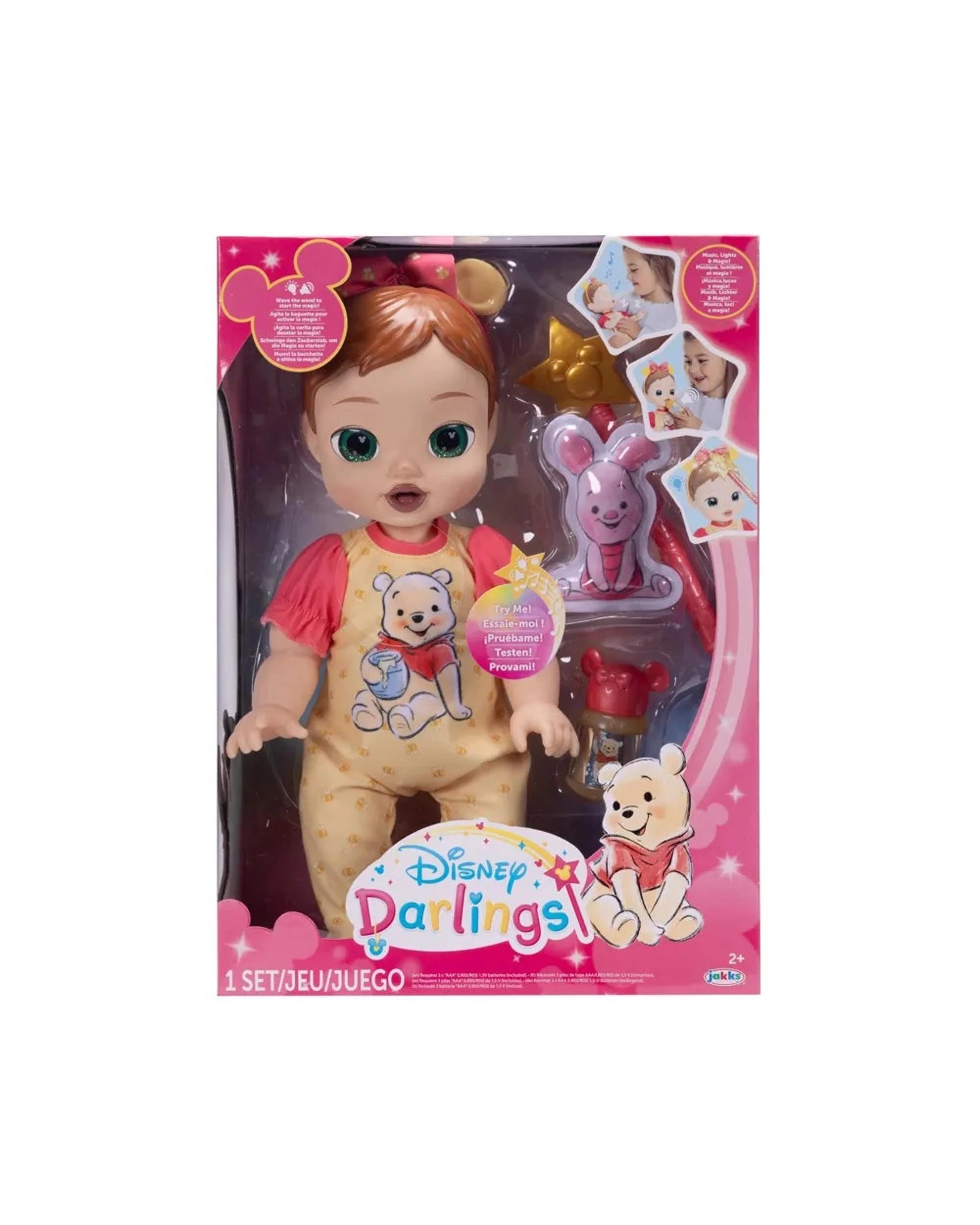 1 Disney Darlings Deluxe Feature Winnie the Pooh Doll, 1 of 9