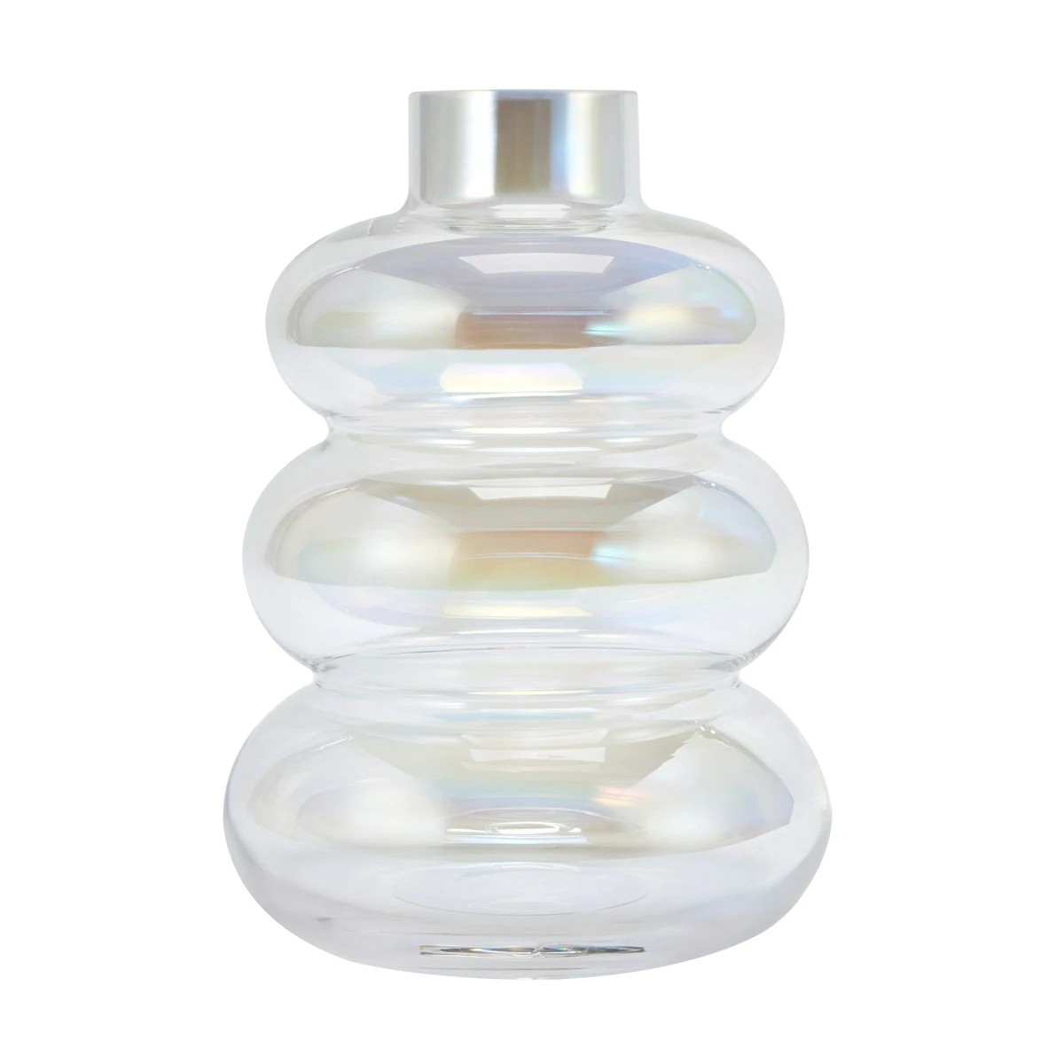 1 Iridescent Glass Bubble Vase, 1 of 5