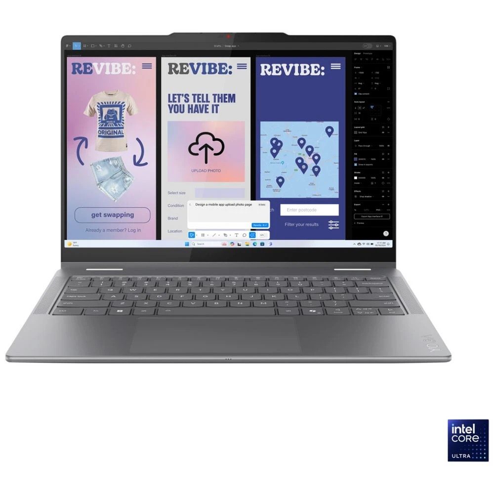 1 Lenovo 14" Yoga 7i 2 in 1 Ultra 5 16/512GB CoPilot+ PC, 1 of 9