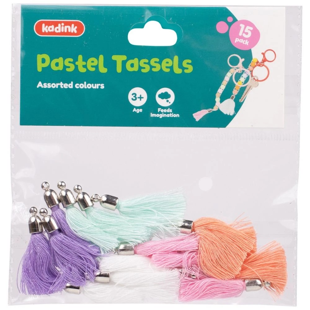 1 Kadink Tassels Pastel 15 Pack, 1 of 3