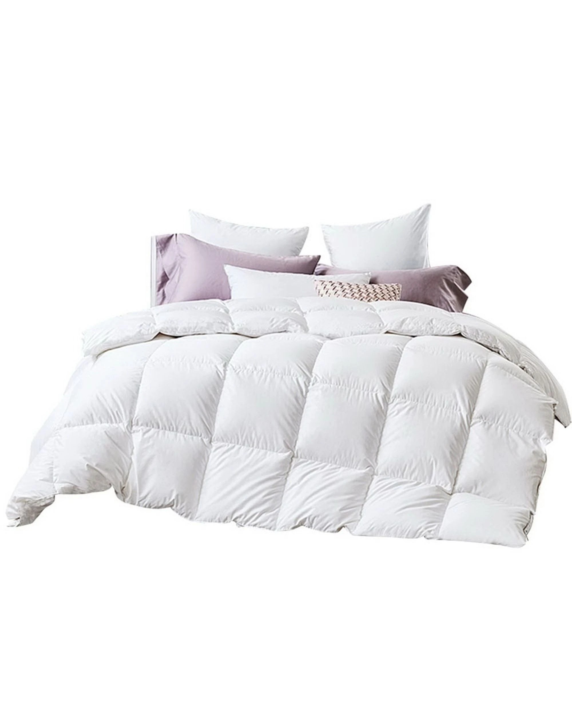 1 Giselle Bedding 500gsm Duck Down Feather Quilt King
 - King Bed
 - White, 1 of 3