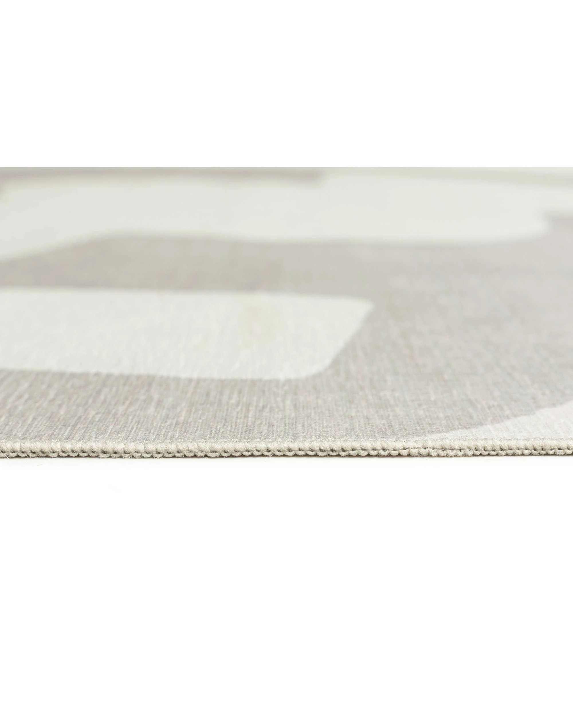 8 Loopsie Whidbey Stone Abstract Indoor Outdoor Washable Rug-290cm x 200cm - White, 8 of 8
