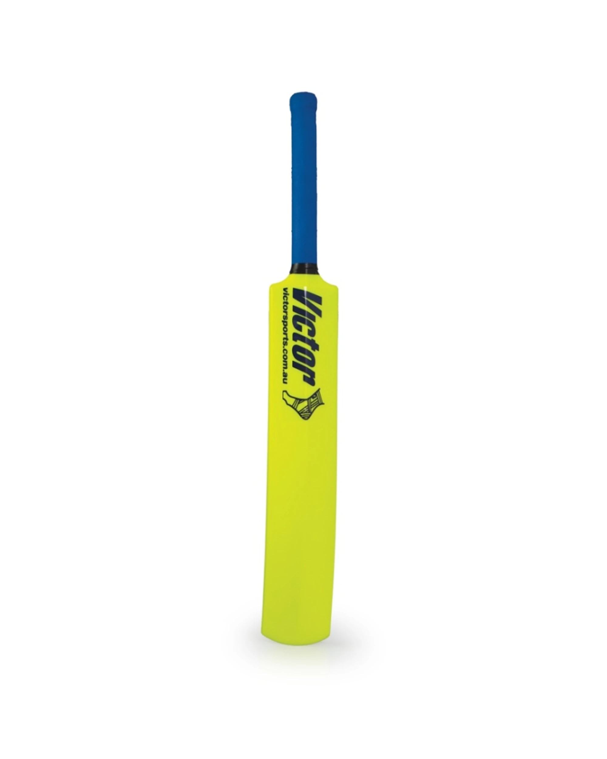 2 Victor Sports Plastic Cricket Bat Rubber Lightweight Size 6 - Yellow, 2 of 2