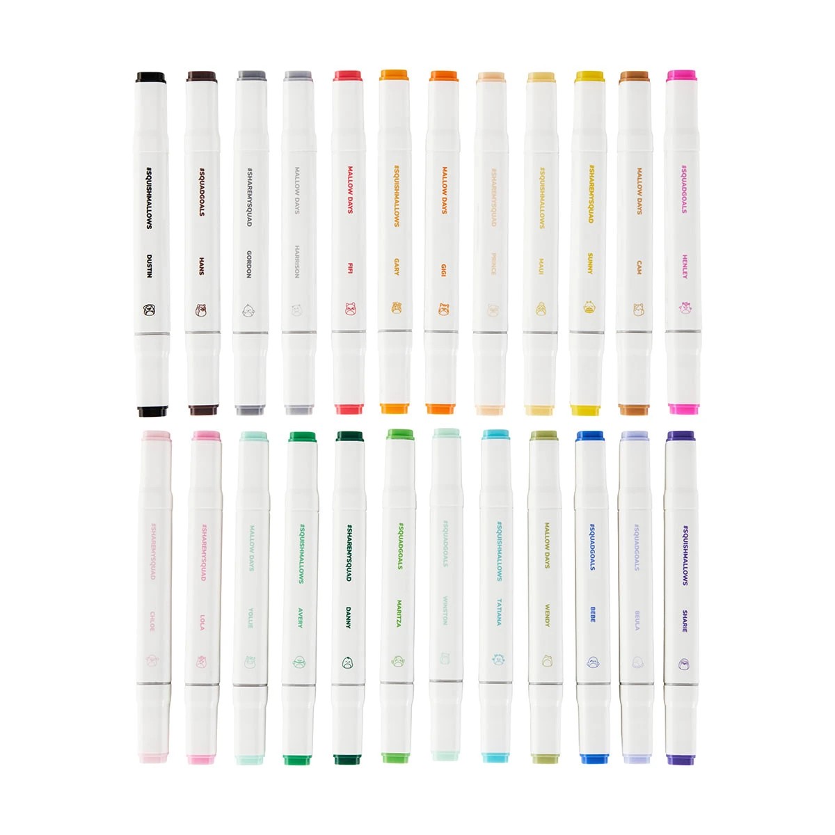 2 24 Pack Original Squishmallows Double Ended Markers, 2 of 5