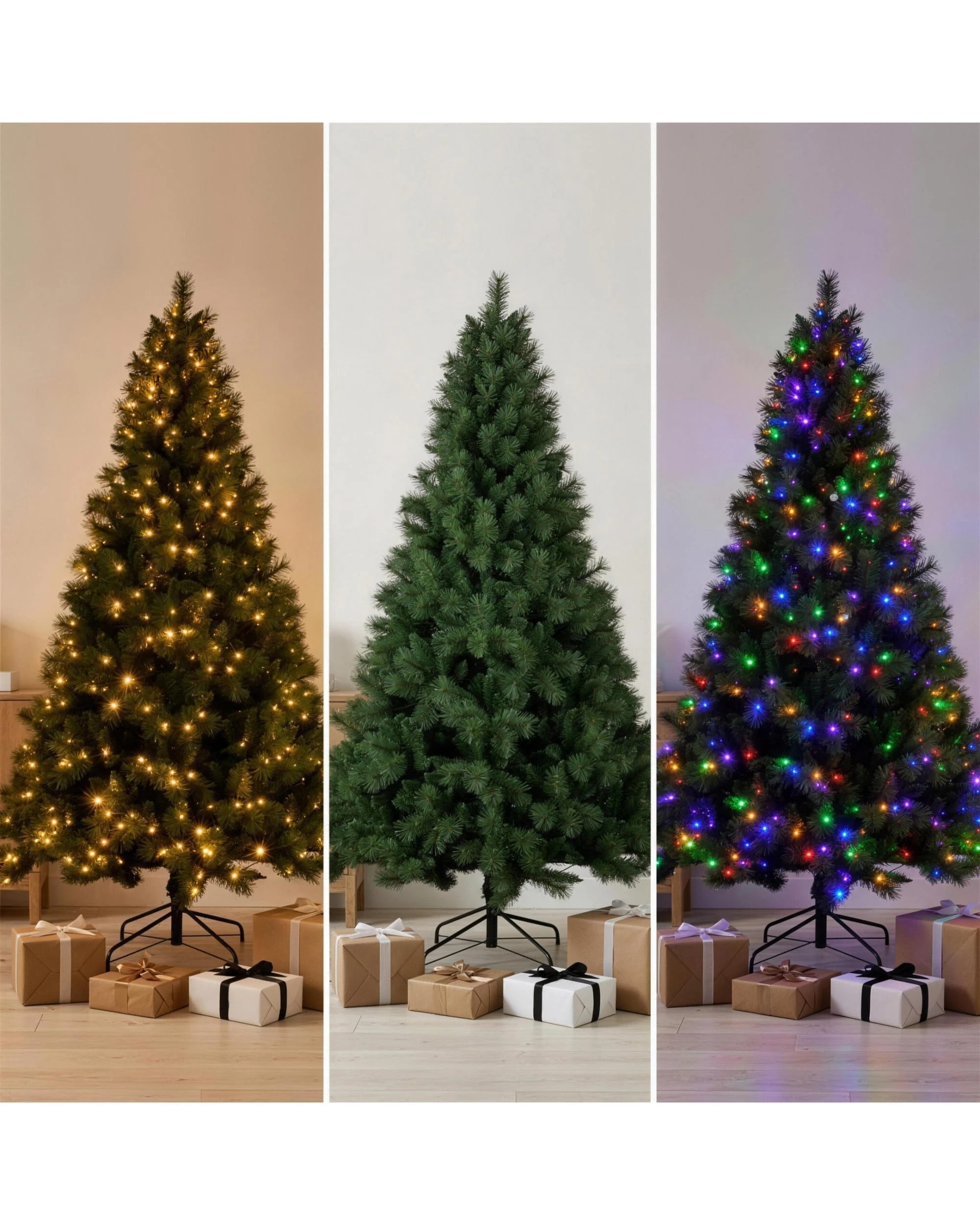 Christabelle 2.3m 7.5ft Grand Sierra Christmas Tree Pre Lit Multi ...