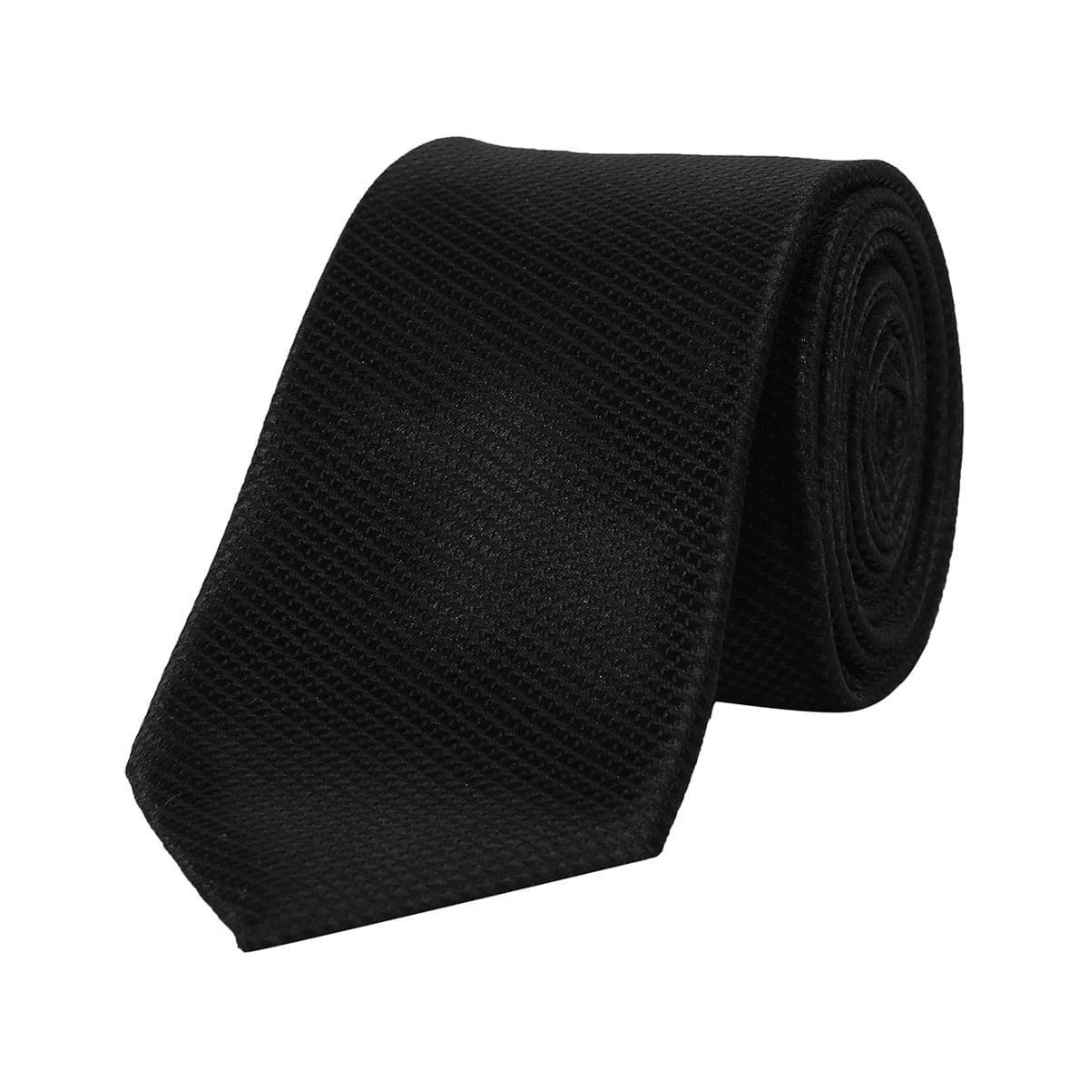1 Slim Tie BLACK, 1 of 3