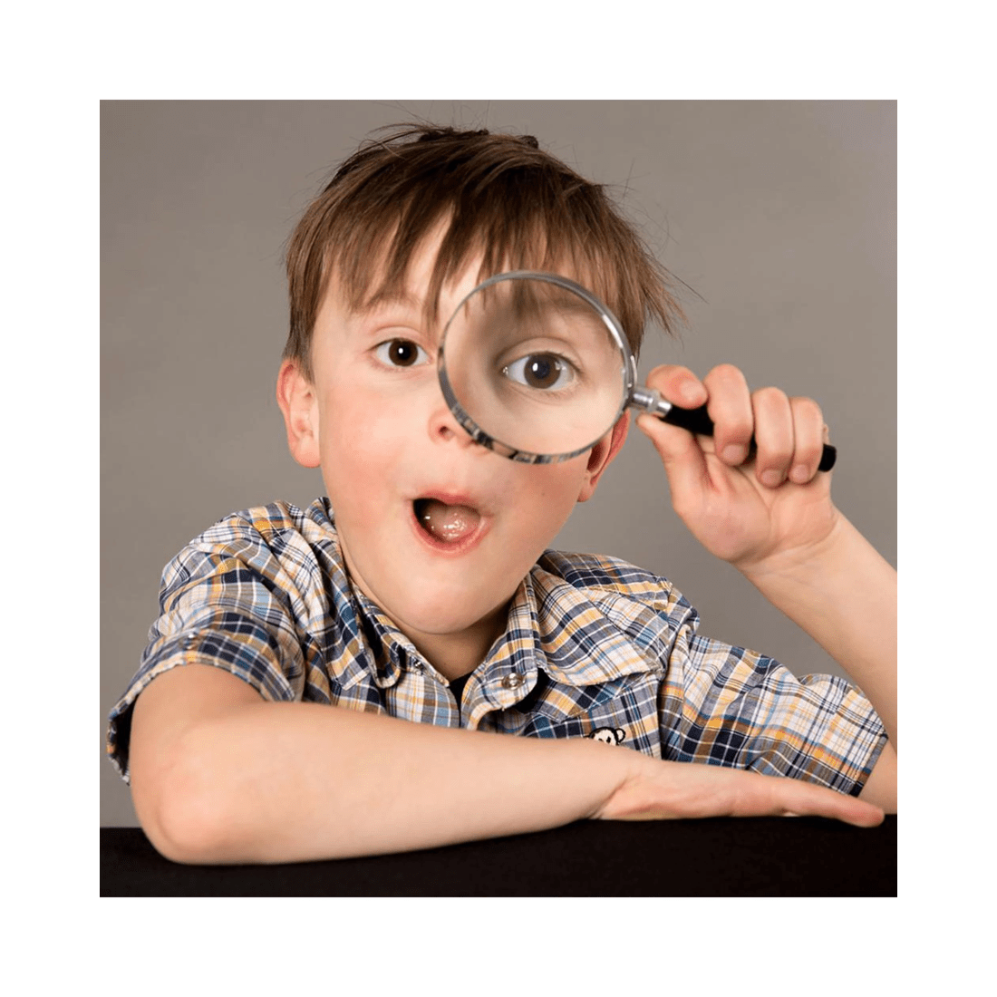 3 Heebie Jeebies Sherlock Magnifier Metal Magnifying Glass 75mm, 3 of 3