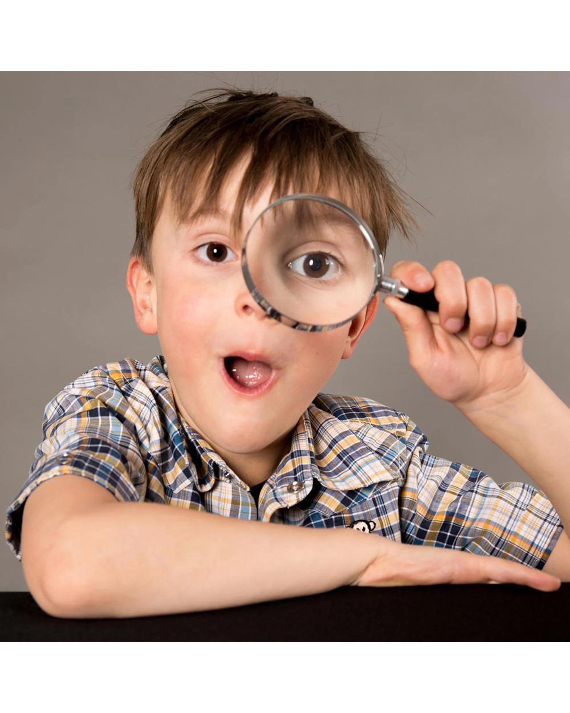 3 Heebie Jeebies Sherlock Magnifier Metal Magnifying Glass 75mm, 3 of 3