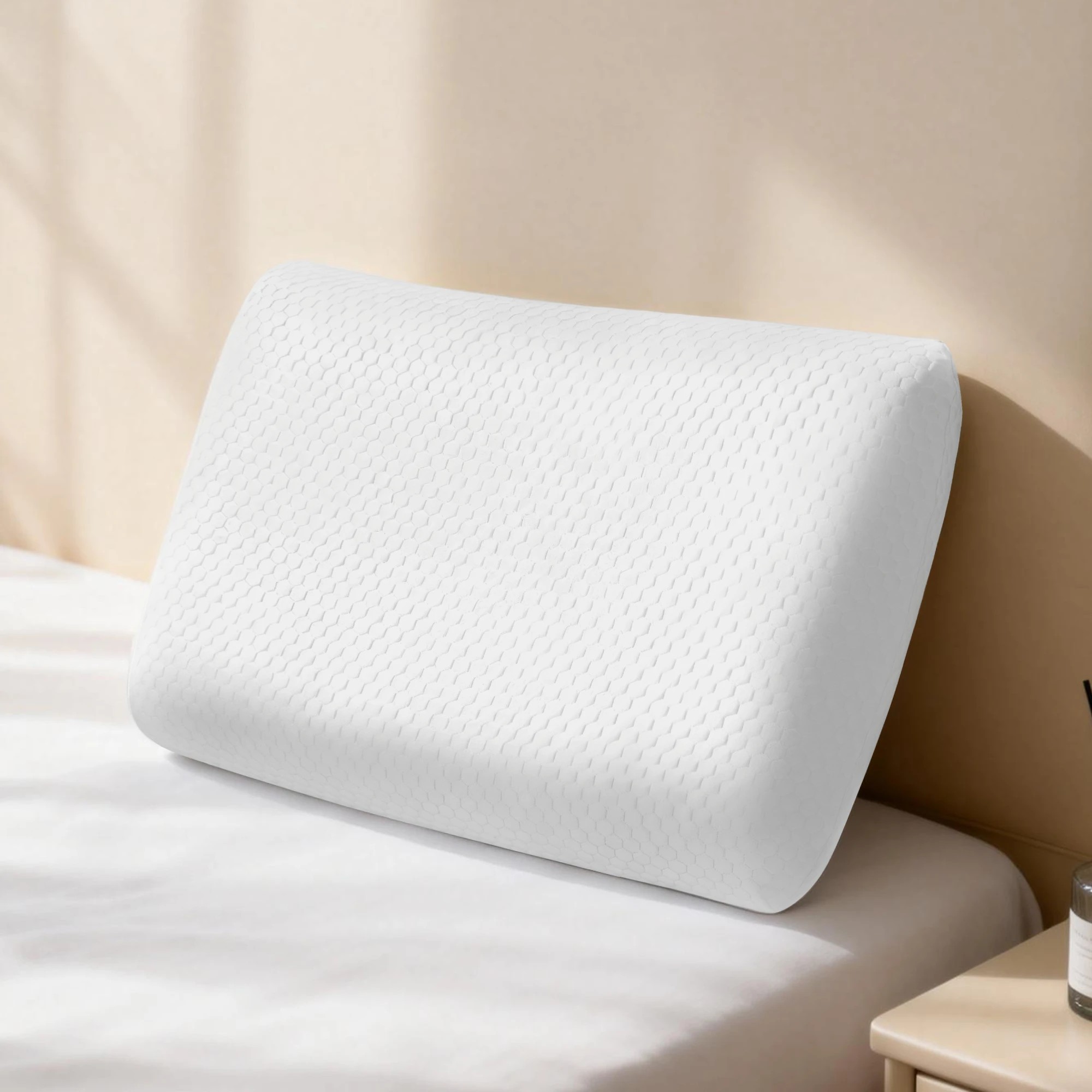 8 Dreamz Memory Foam Orthopaedic Pillow Neck Pain Side Stomach Back Sleeper 1 Pack, 8 of 9