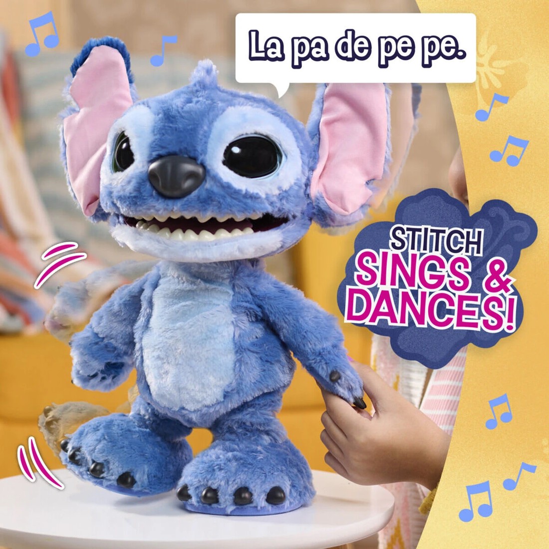 7 43cm Disney Ultimate Stitch Interactive Feature Plush Toy, 7 of 9