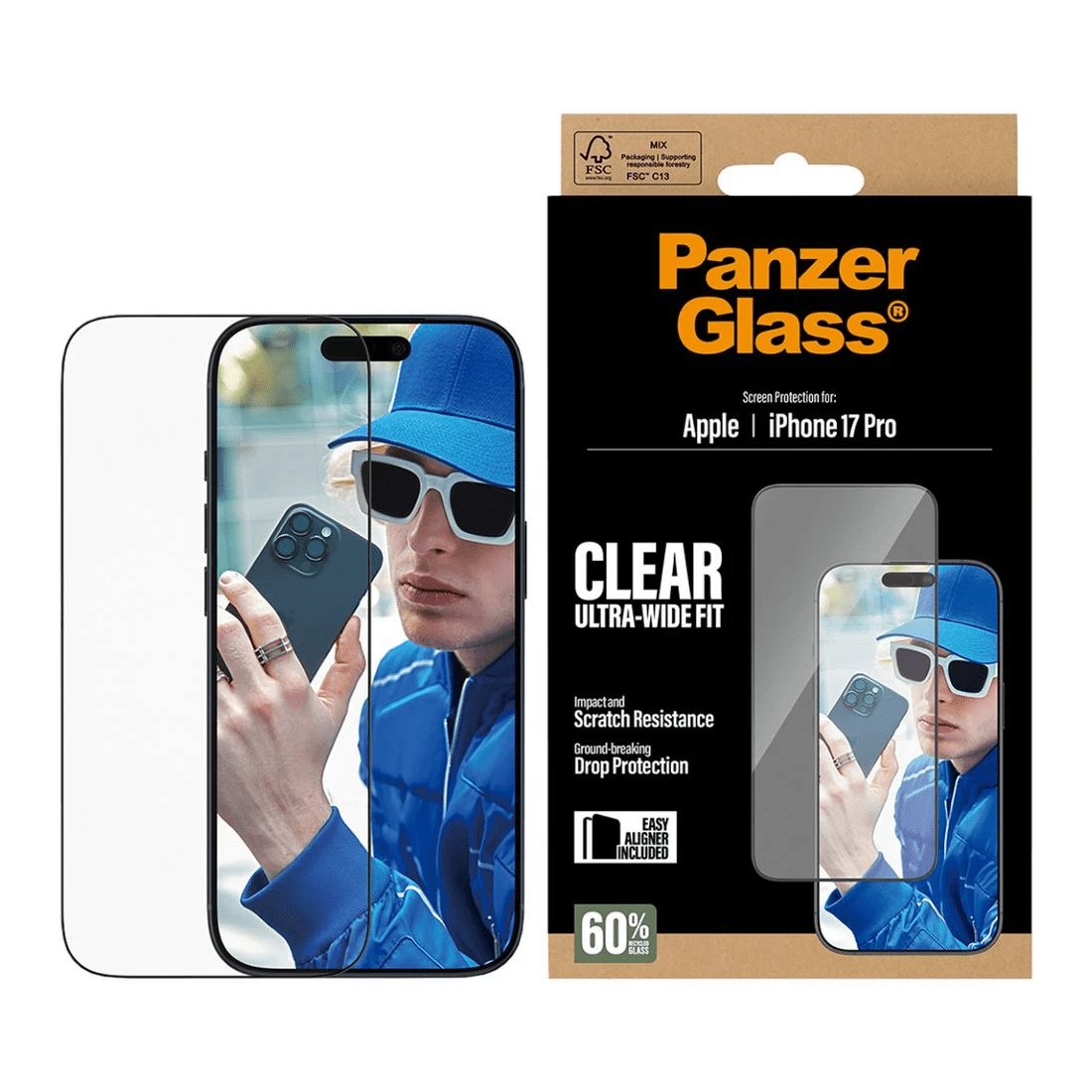 1 Panzer Glass Screen Protector iPhone 17 Pro, 1 of 4