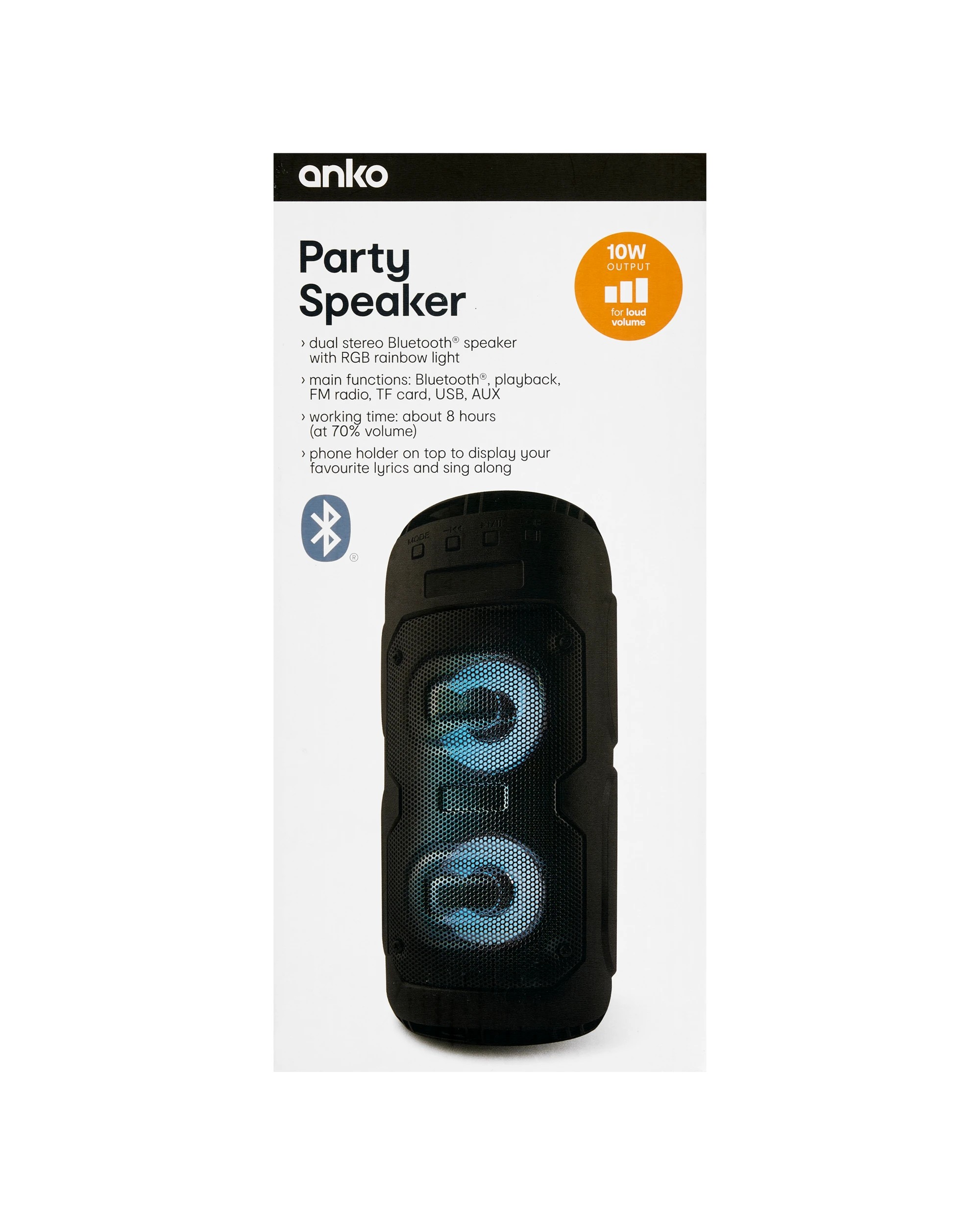 8 10W Party Speaker, 8 of 8