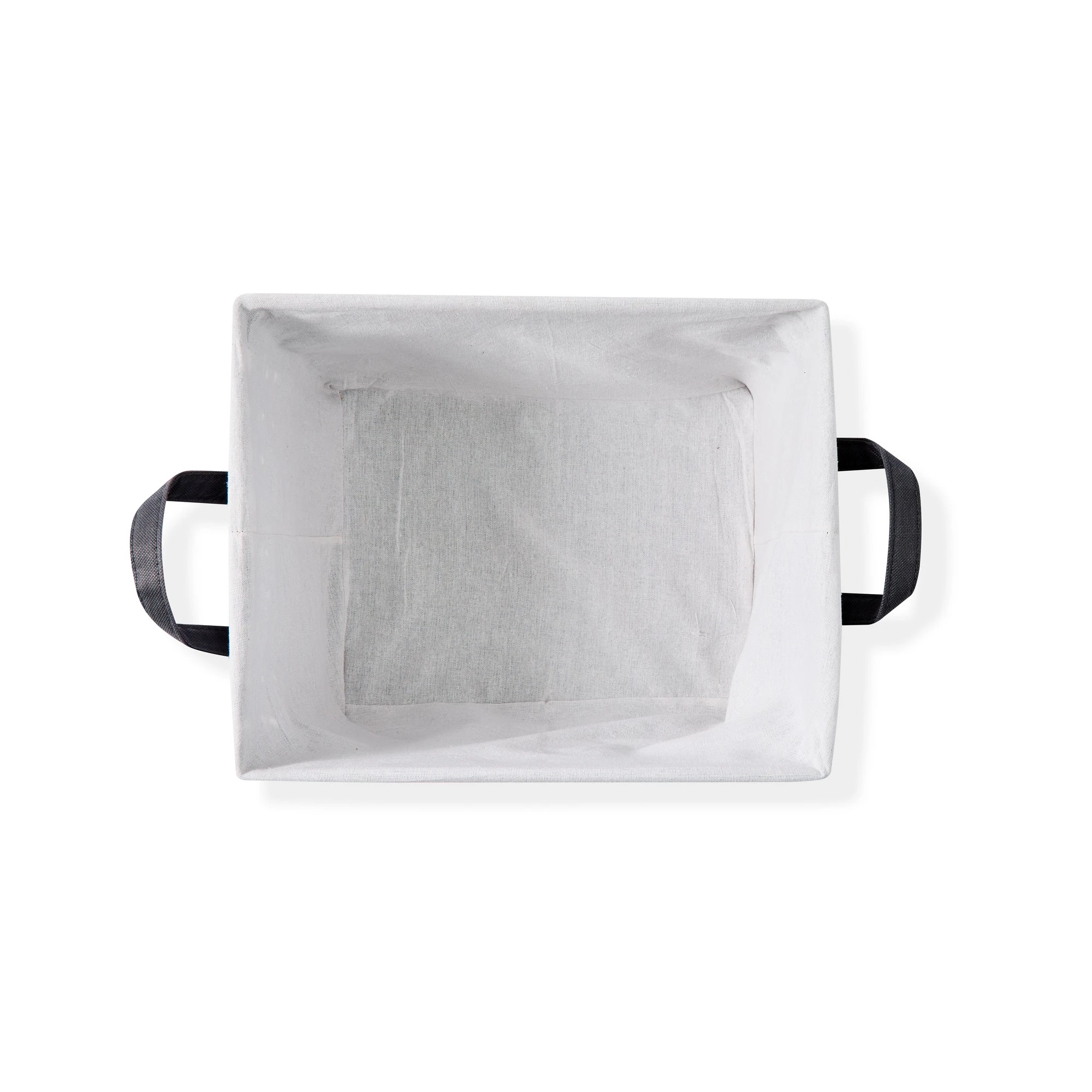 8 Non Woven Basket with Liner - Medium, Charcoal, 8 of 8