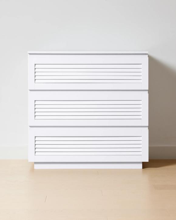 Charlie 3 Drawer Chest - White