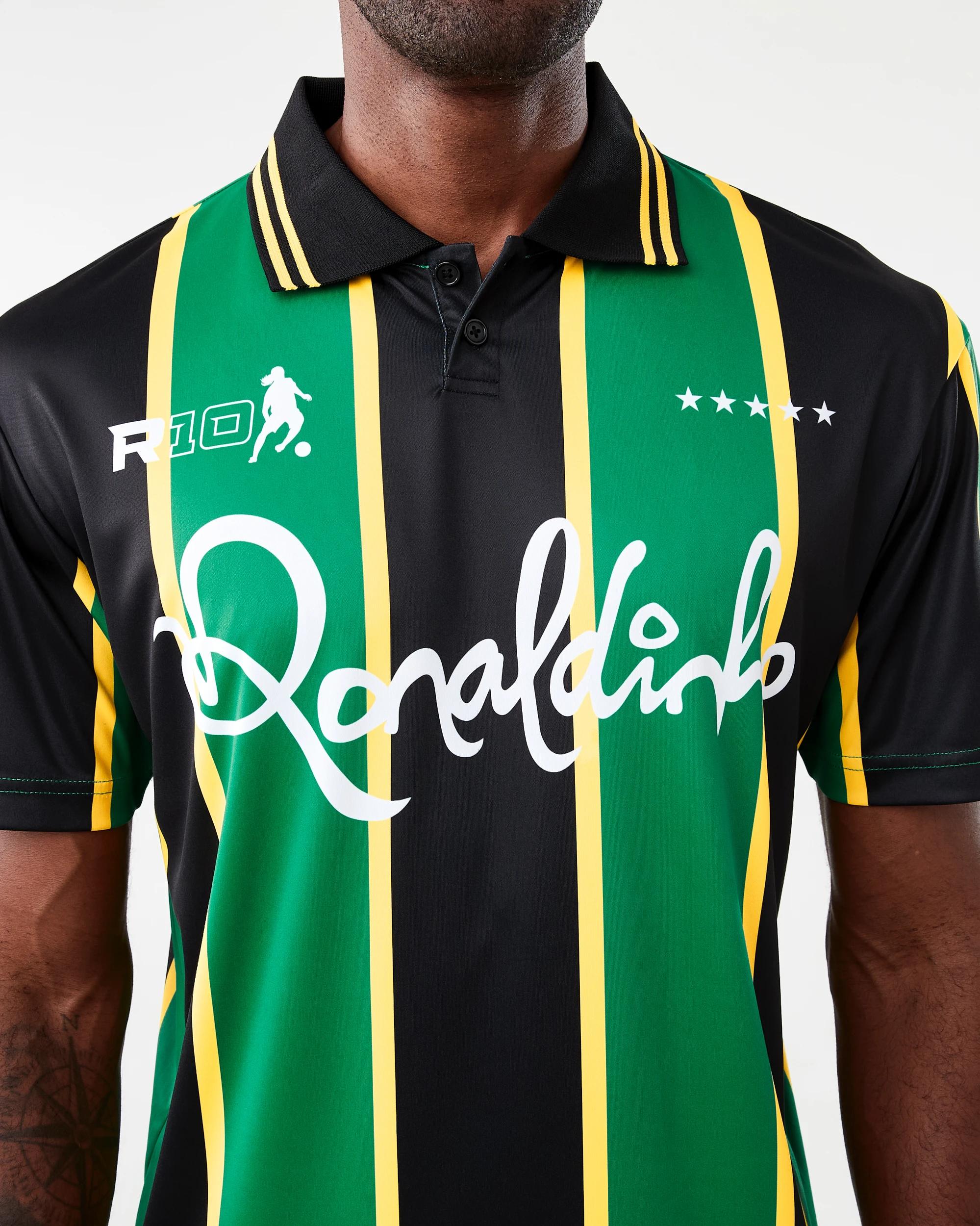 6 Ronaldinho Adult Jersey Black, 6 of 8