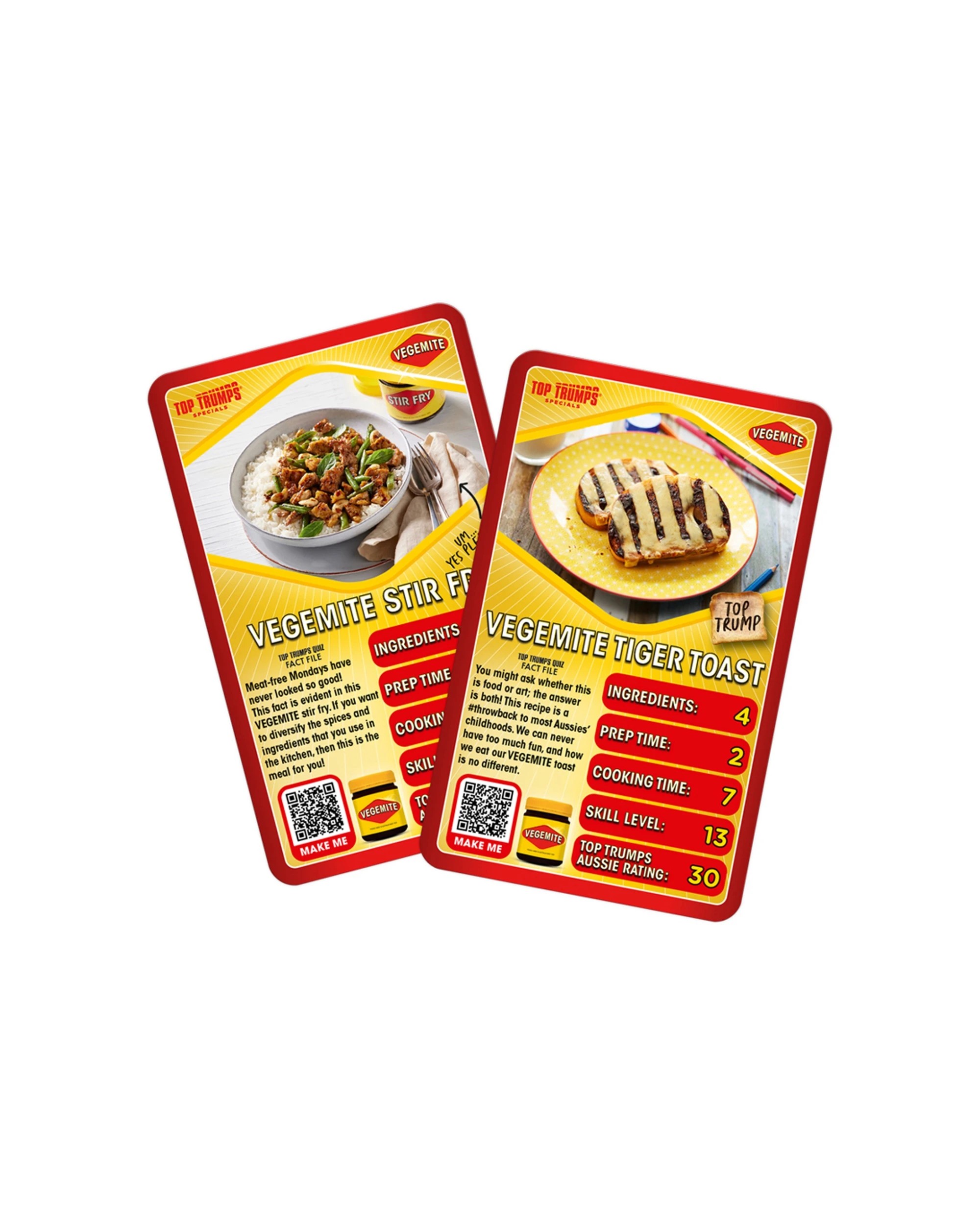 4 Top Trumps Specials Vegemite Tabletop Themed Card Game - Red, 4 of 5