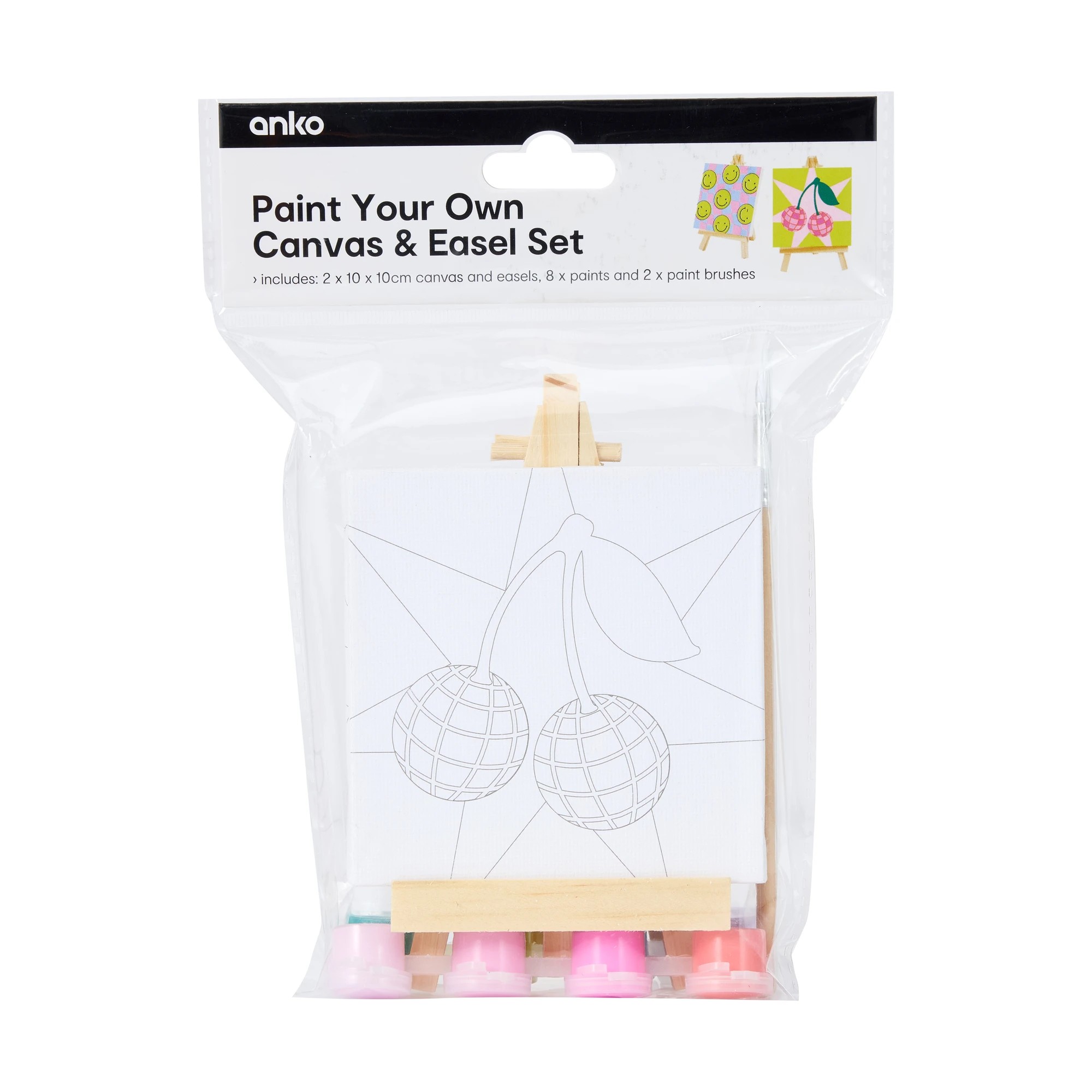 1 Paint Your Own Canvas & Easel Set, 1 of 8