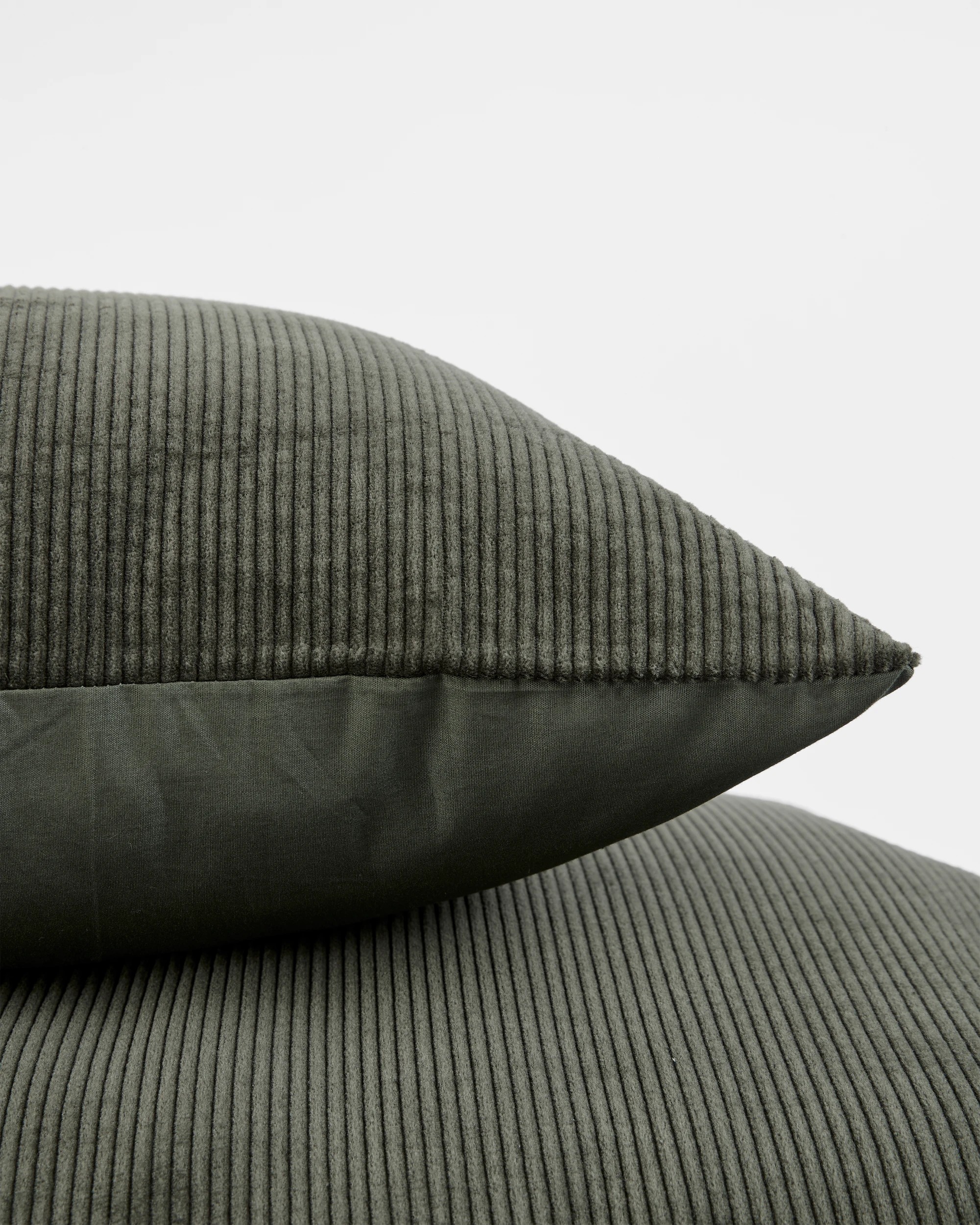 9 Target Zander Australian Cotton Corduroy Quilt Cover Set - Queen Bed - Green, 9 of 9