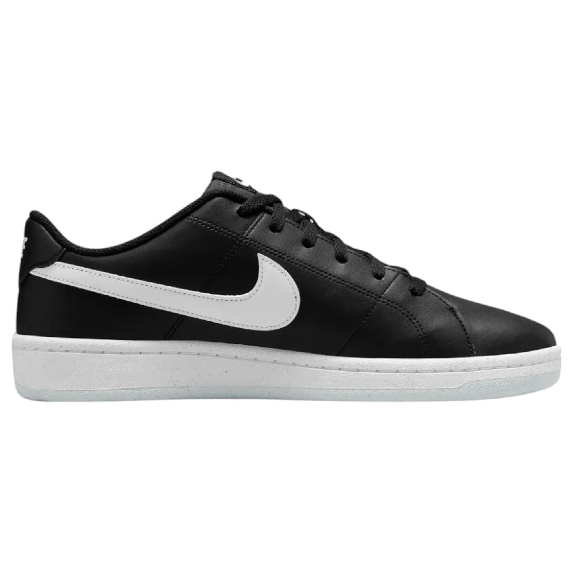 4 Nike Mens Court Royale 2 Next Nature Athletic Shoes BLACK/WHITE, 4 of 7