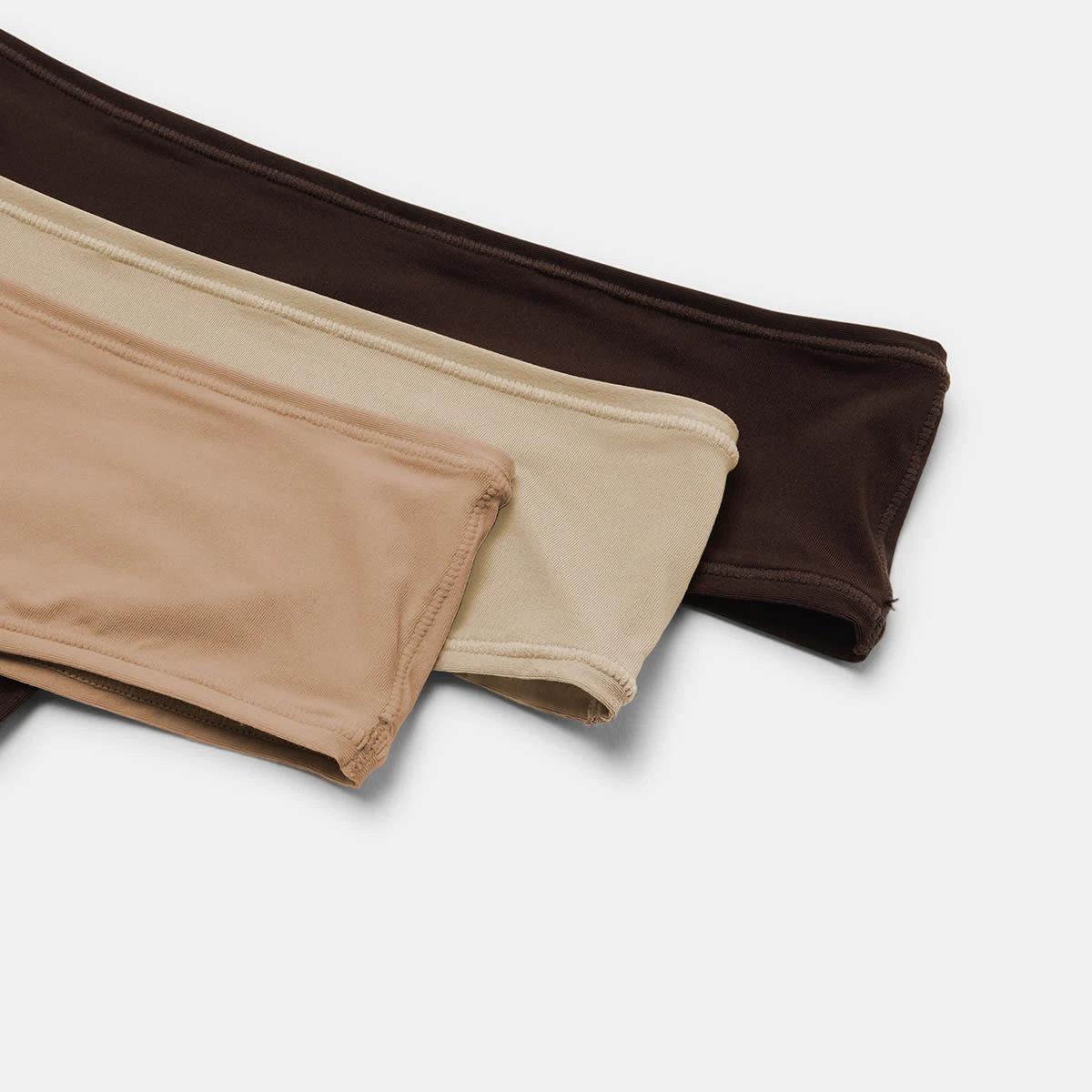 3 3 Pack Super Soft G-String Briefs SOFT CLAY, LIGHT FAWN, CHOCOLATE FUDGE, 3 of 8