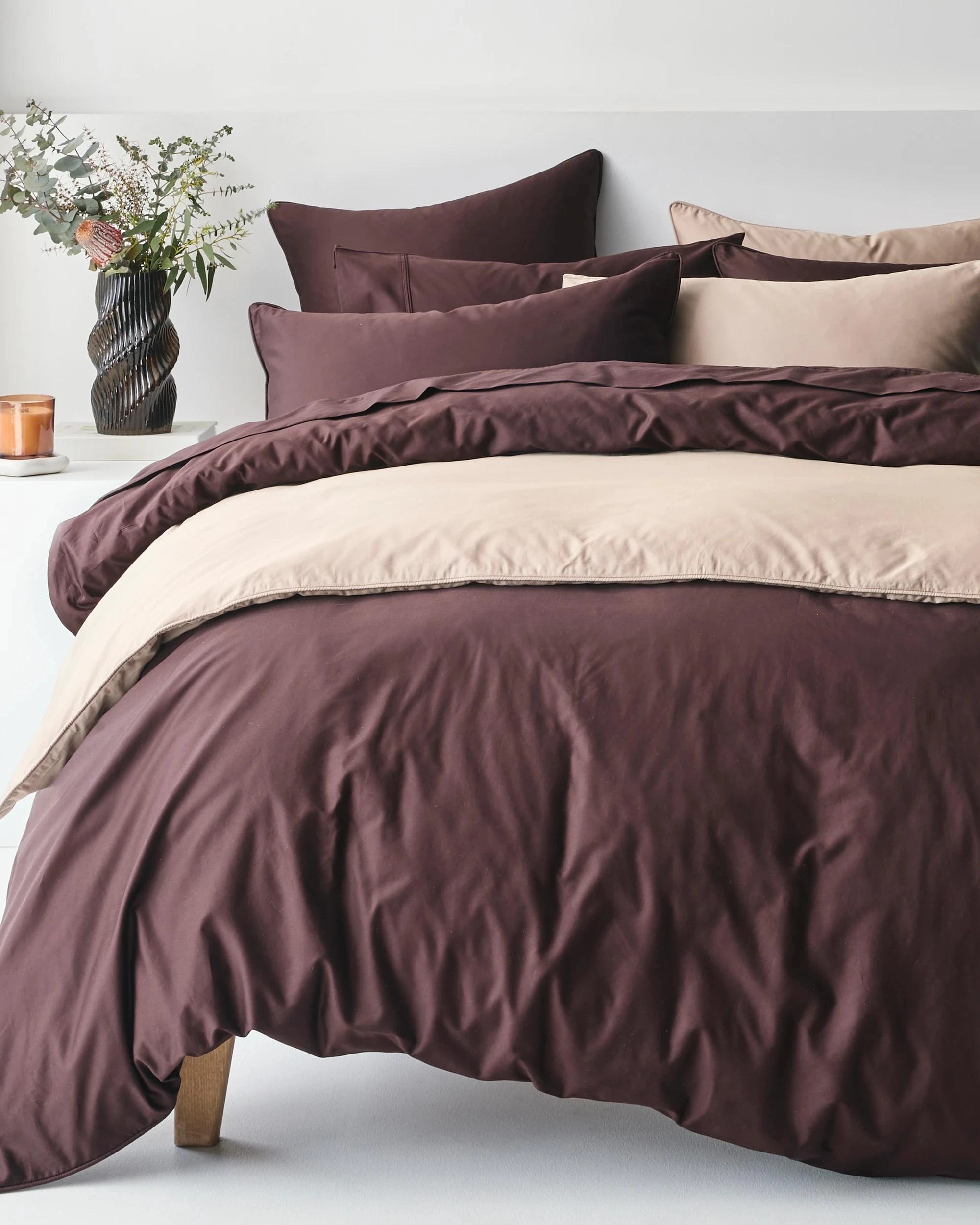 1 Target Luxury Egyptian Cotton Quilt Cover Set - Queen Bed - Brown, 1 of 10