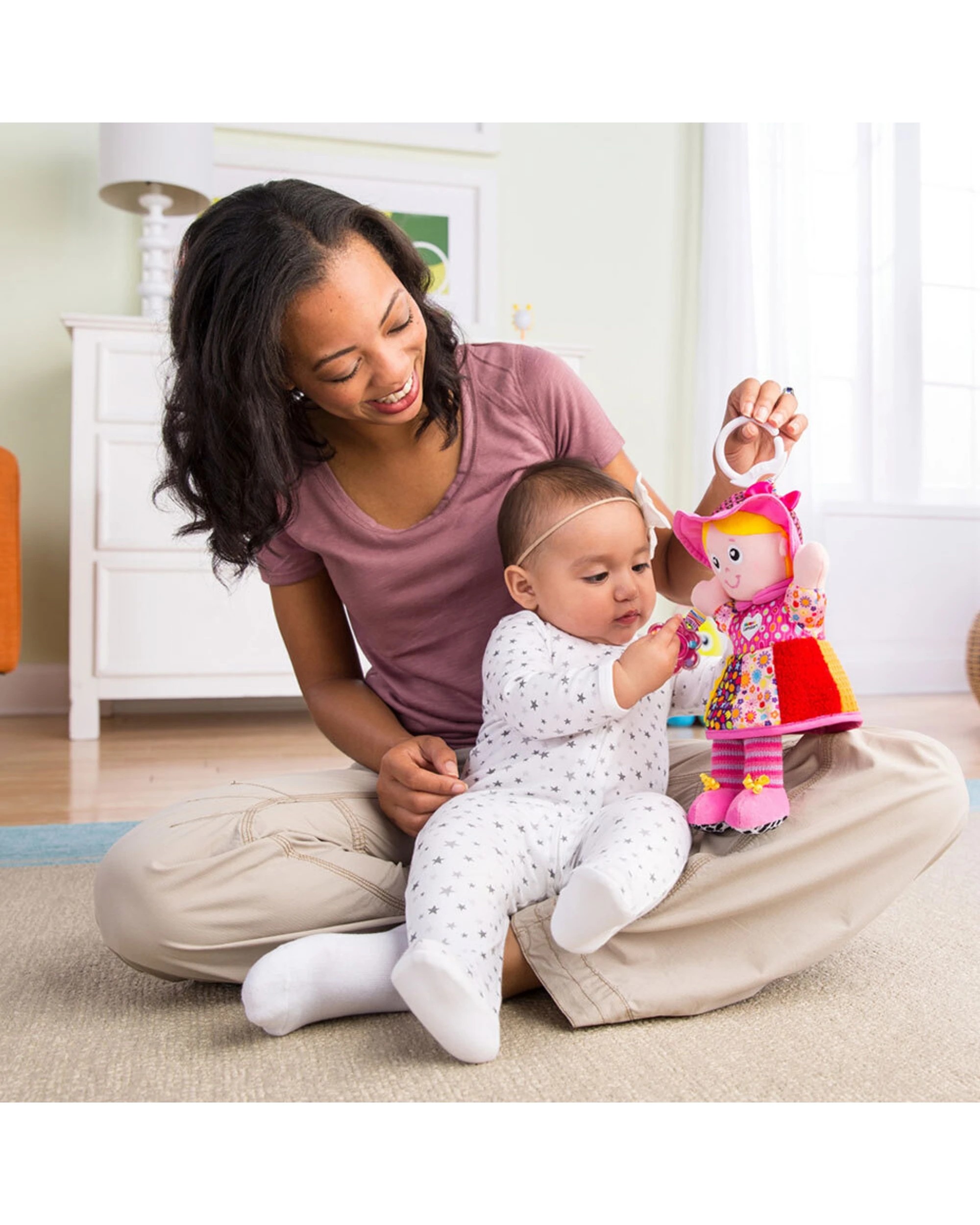 2 Lamaze My Friend Emily Play and Grow Doll Sensory Baby Plush Toy - Multi, 2 of 5