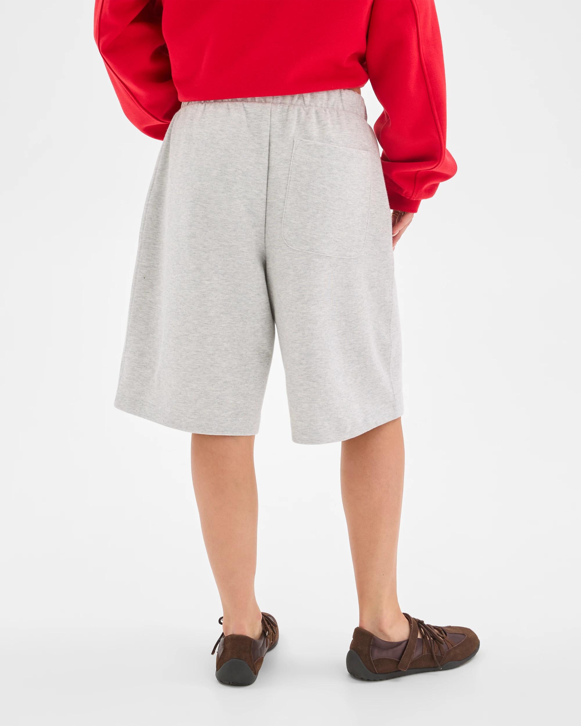 7 Lily Loves Fleece Shorts SILVER MARLE, 7 of 7