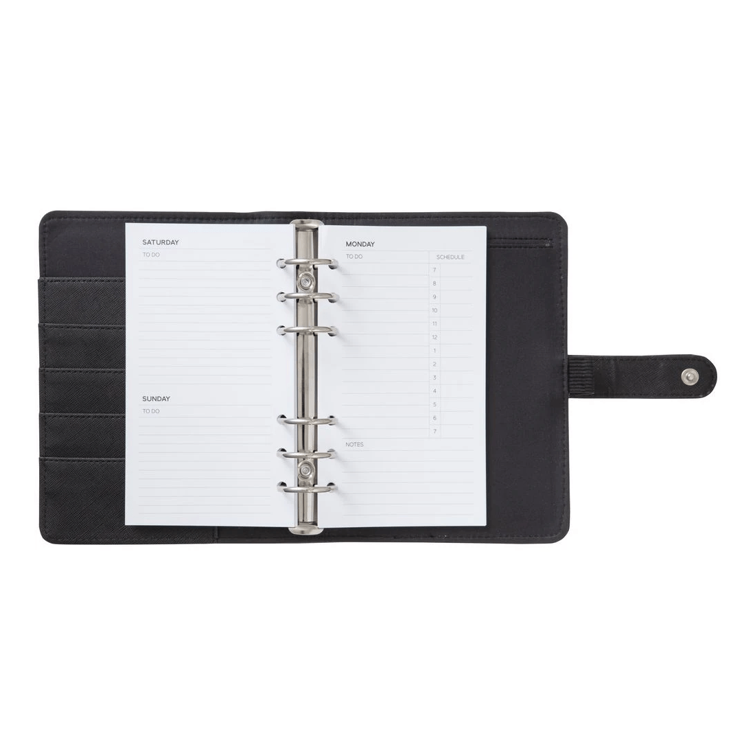 2 Otto Personal Undated Daily Time Planner Refill Plain, 2 of 2