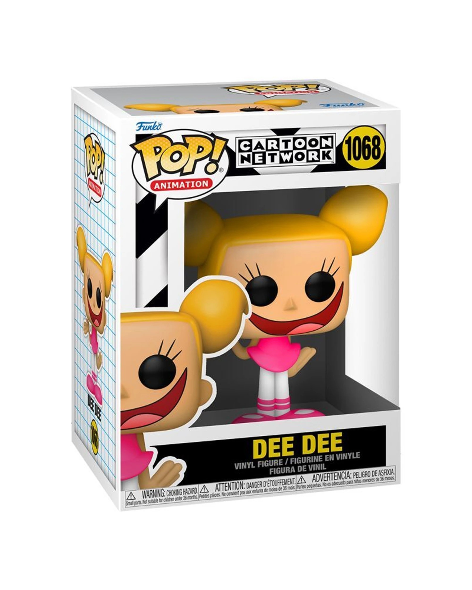 3 Pop Vinyl Figurine Dexters Laboratory - Dee Dee - 10cm Vinyl Collectible - Multi, 3 of 3