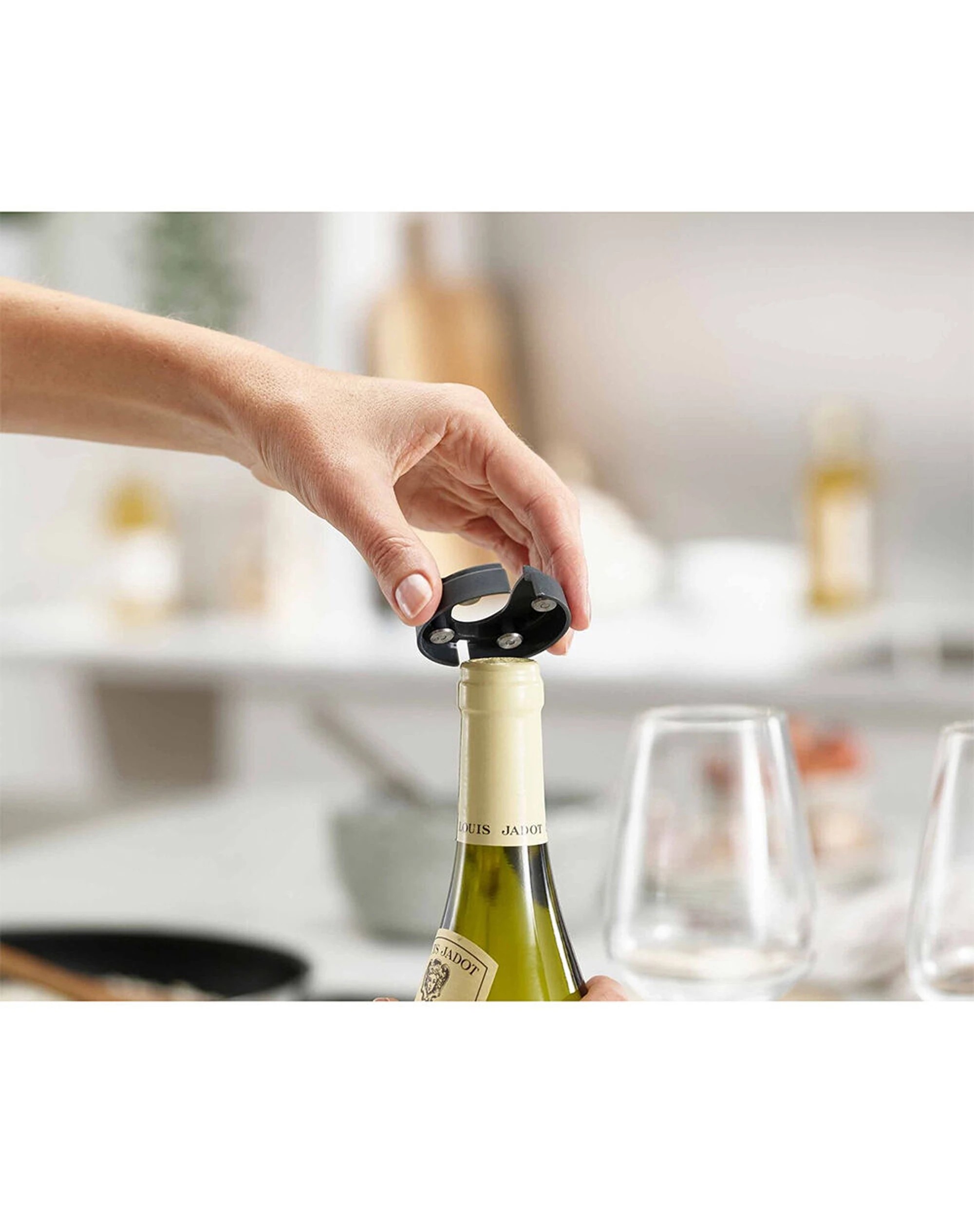 5 Joseph Joseph BarStar 3-in-1 Corkscrew Bottle Opener 2PK Compact Design - Grey, 5 of 5