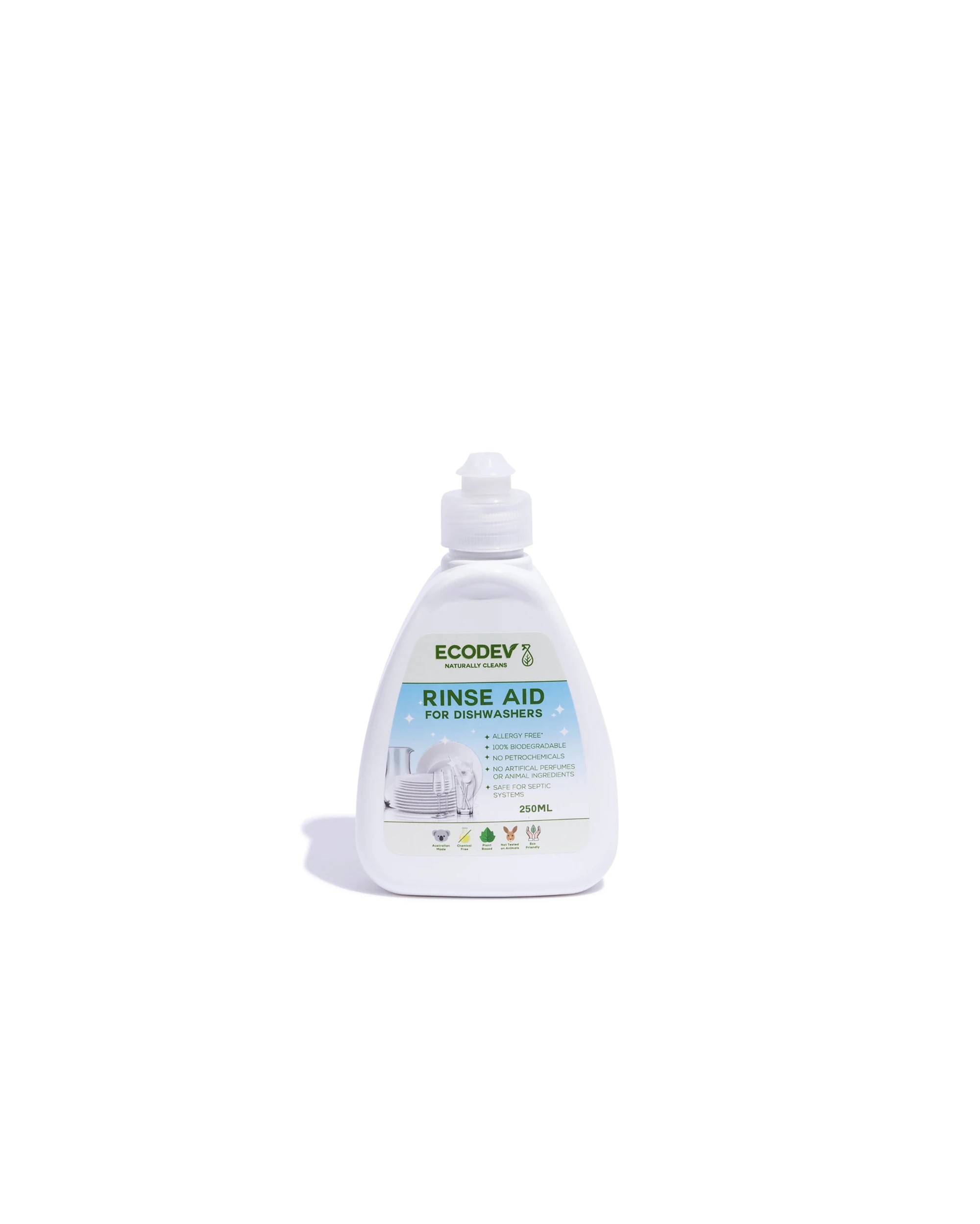 1 Ecodev Dishwasher Rinse Aid Natural Biodegradable Formula For Spotless Dishes, 1 of 1