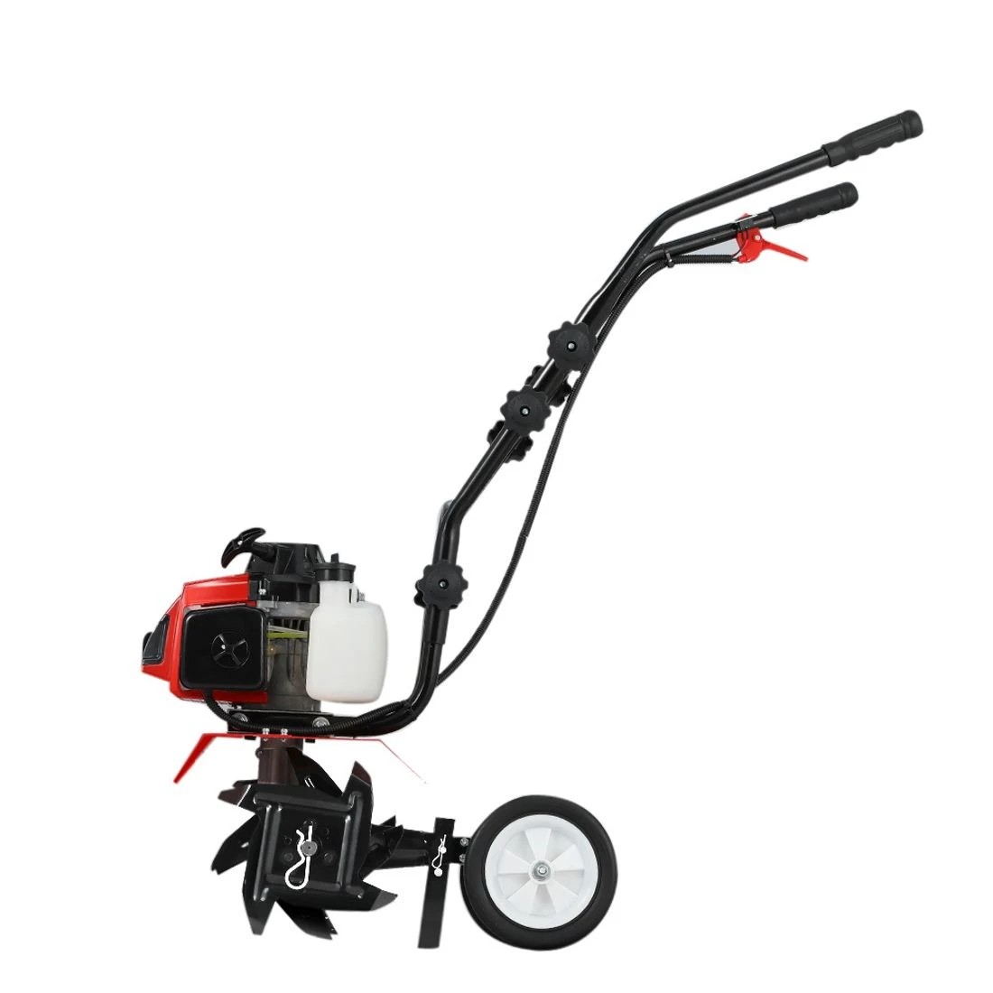 3 Giantz 63CC Tiller Garden Cultivator Rototiller 4 Blades Soil Plower Rotary Hoe - Red, 3 of 6
