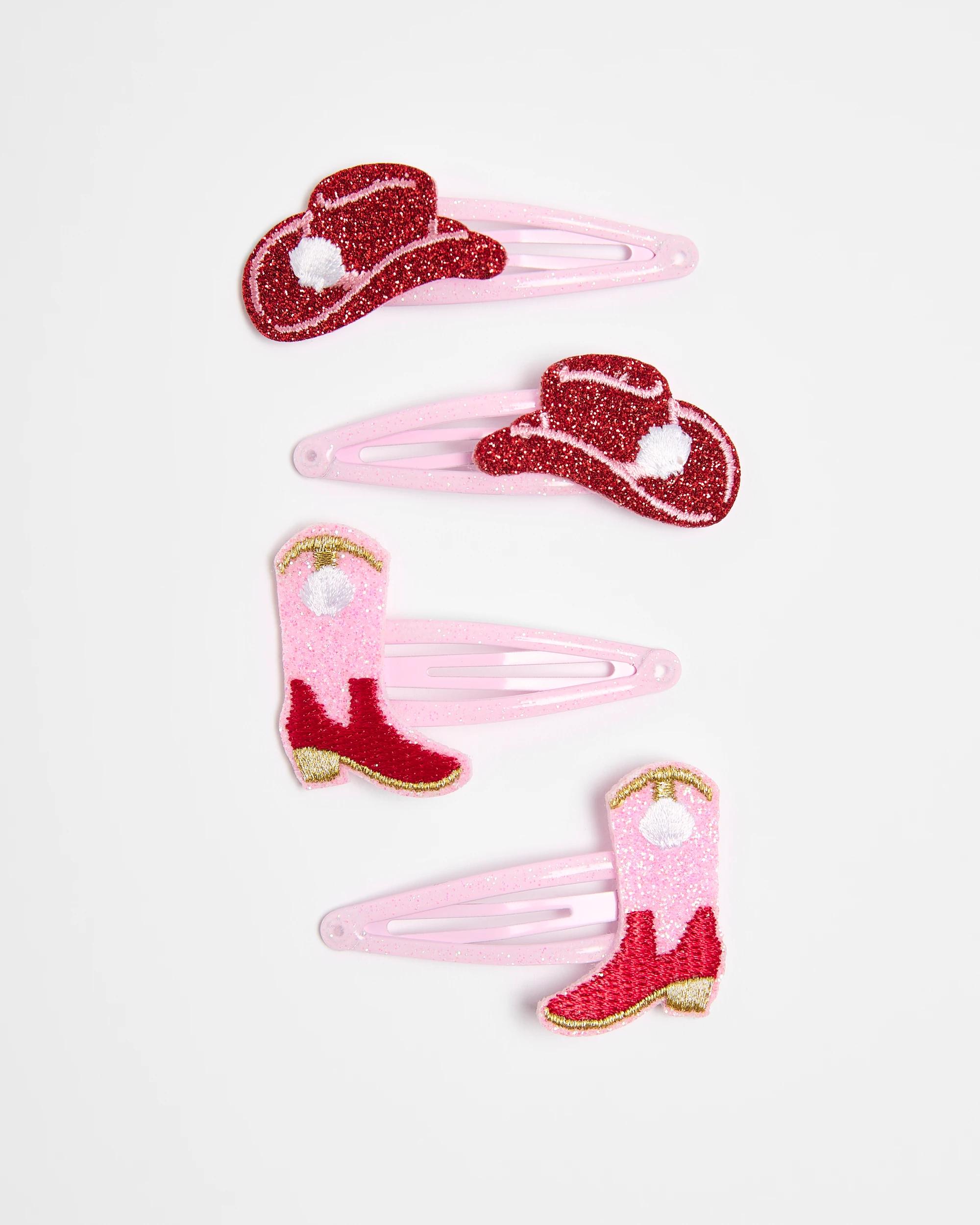 1 Target Kids 4 Pack Western Snap Clips WESTERN, 1 of 1