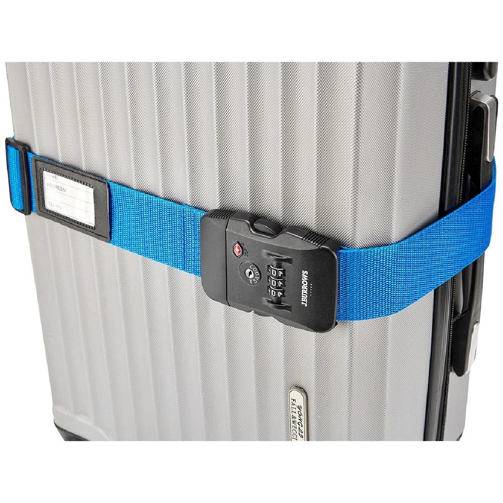 3 J.Burrows Combination Lock with Luggage Strap TSA Approved, 3 of 3