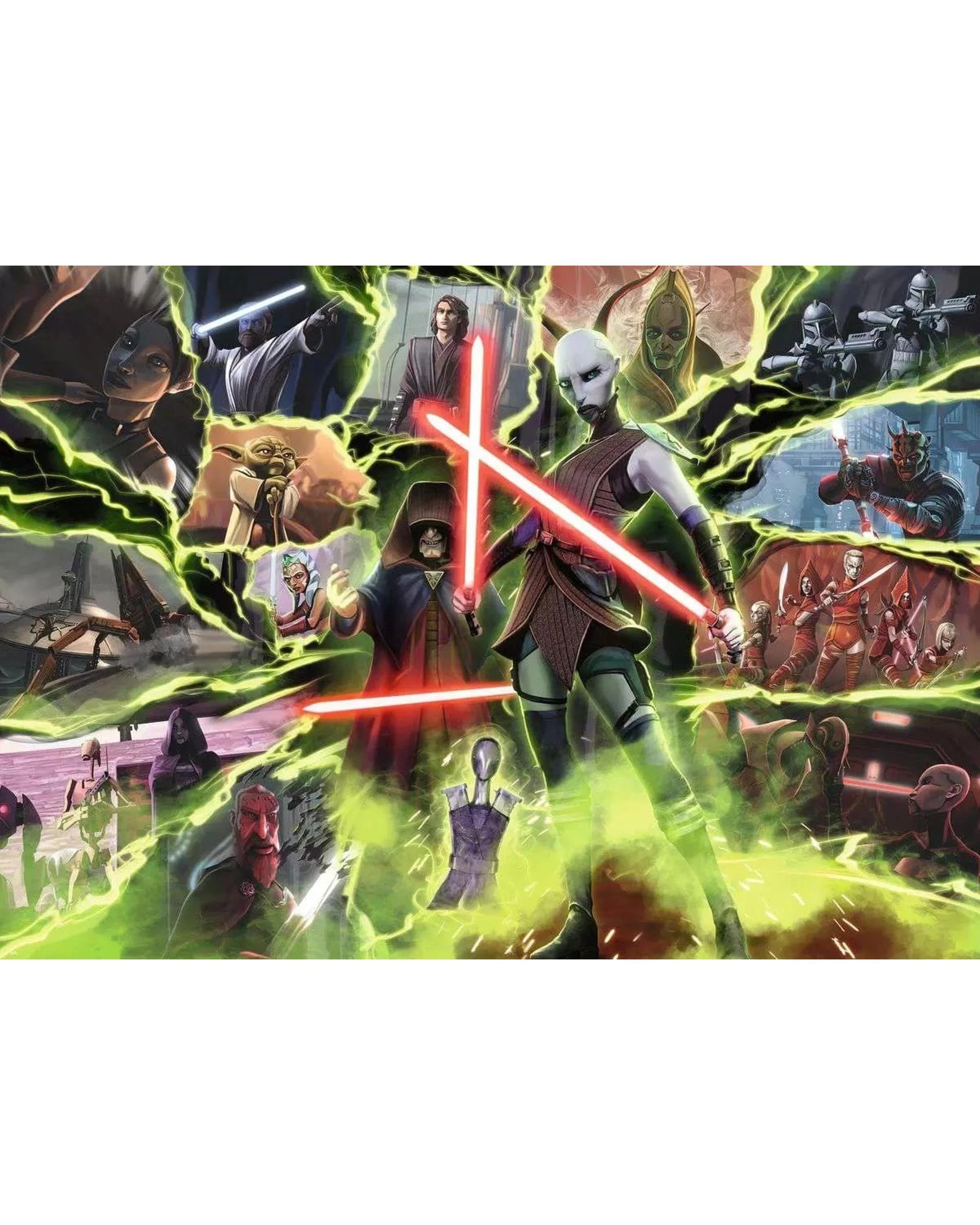 2 Ravensburger Star Wars Villainous Asajj Ventress 1000 Piece Jigsaw Puzzle, 2 of 2