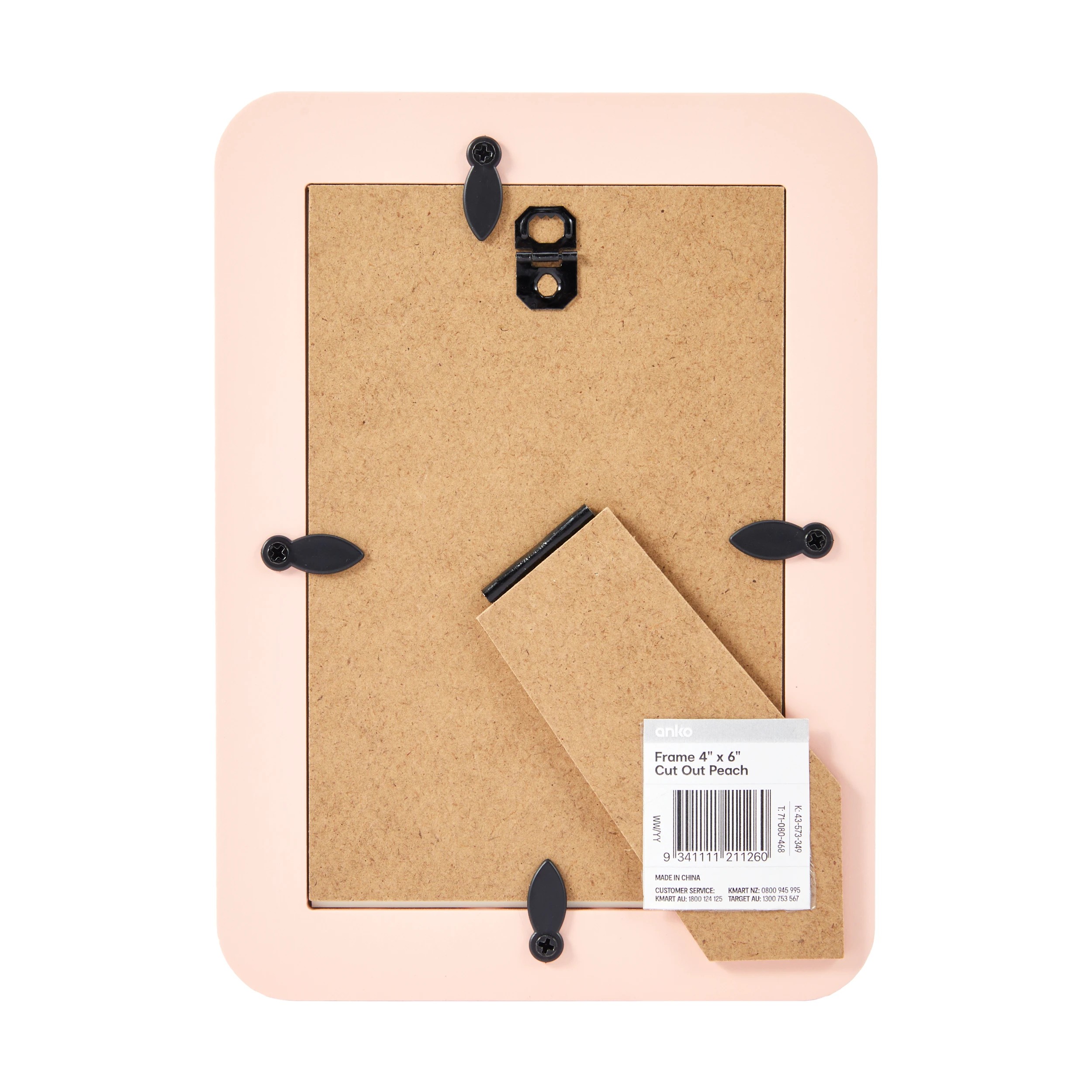 4 Cut Out Photo Frame 4in. x 6in. - Peach, 4 of 4