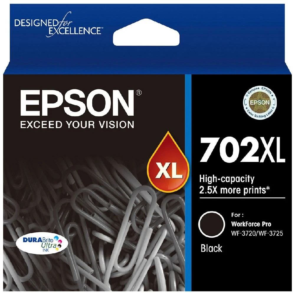 1 Epson 702XL Ink Cartridge Black, 1 of 1